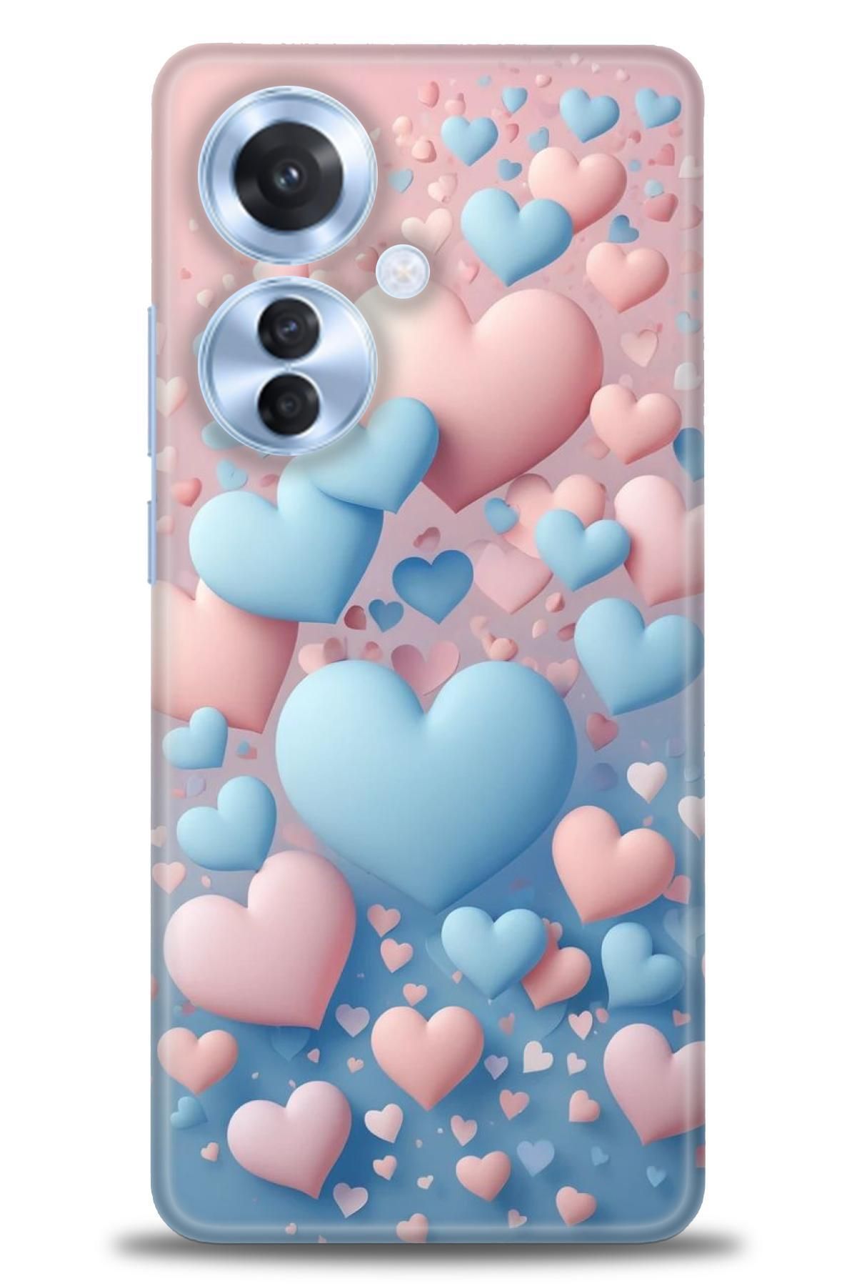 OPPO Reno 11F İle Uyumlu HD Baskılı Desenli Silikon Kılıf - 2771