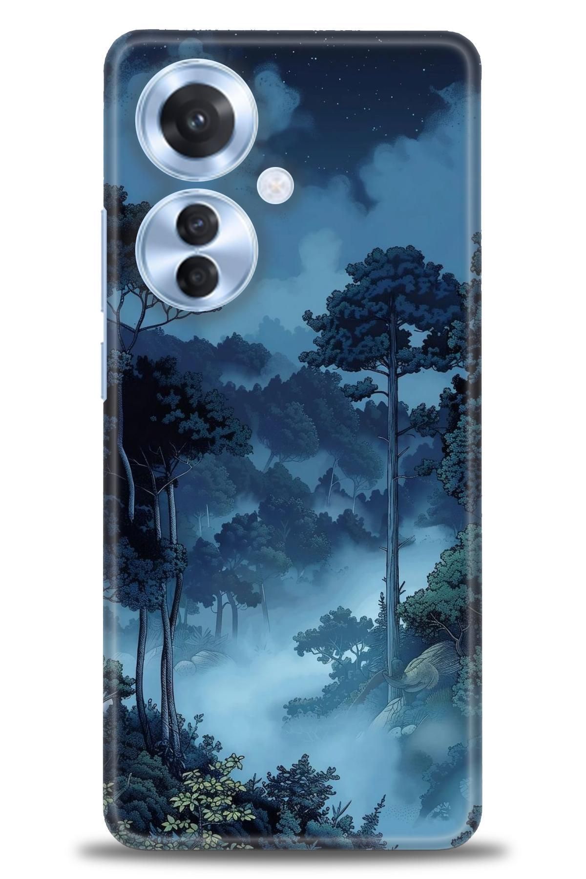 OPPO Reno 11F İle Uyumlu HD Baskılı Desenli Silikon Kılıf - 2687