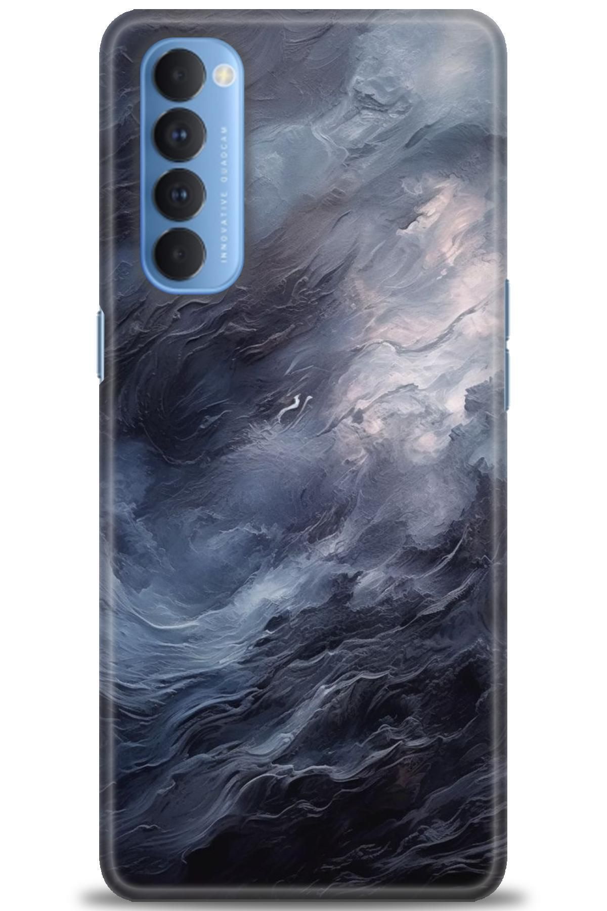 OPPO Reno 4 Pro İle Uyumlu HD Baskılı Desenli Silikon Kılıf - 2786
