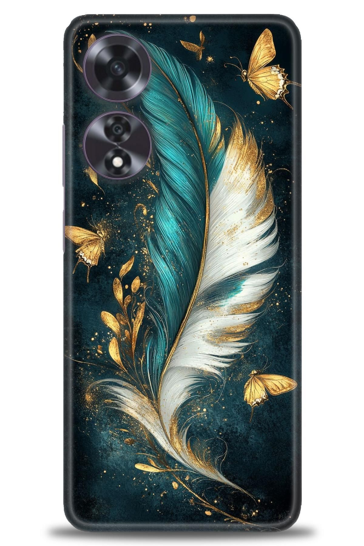 OPPO A60 İle Uyumlu HD Baskılı Silikon Kılıf / ÖzelSeri Oppo - 2072