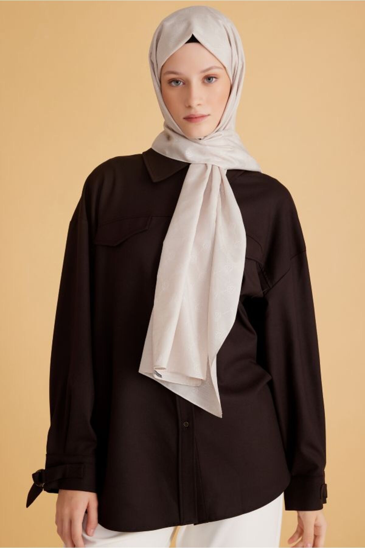 Belli Fresh Monogram Şal-3