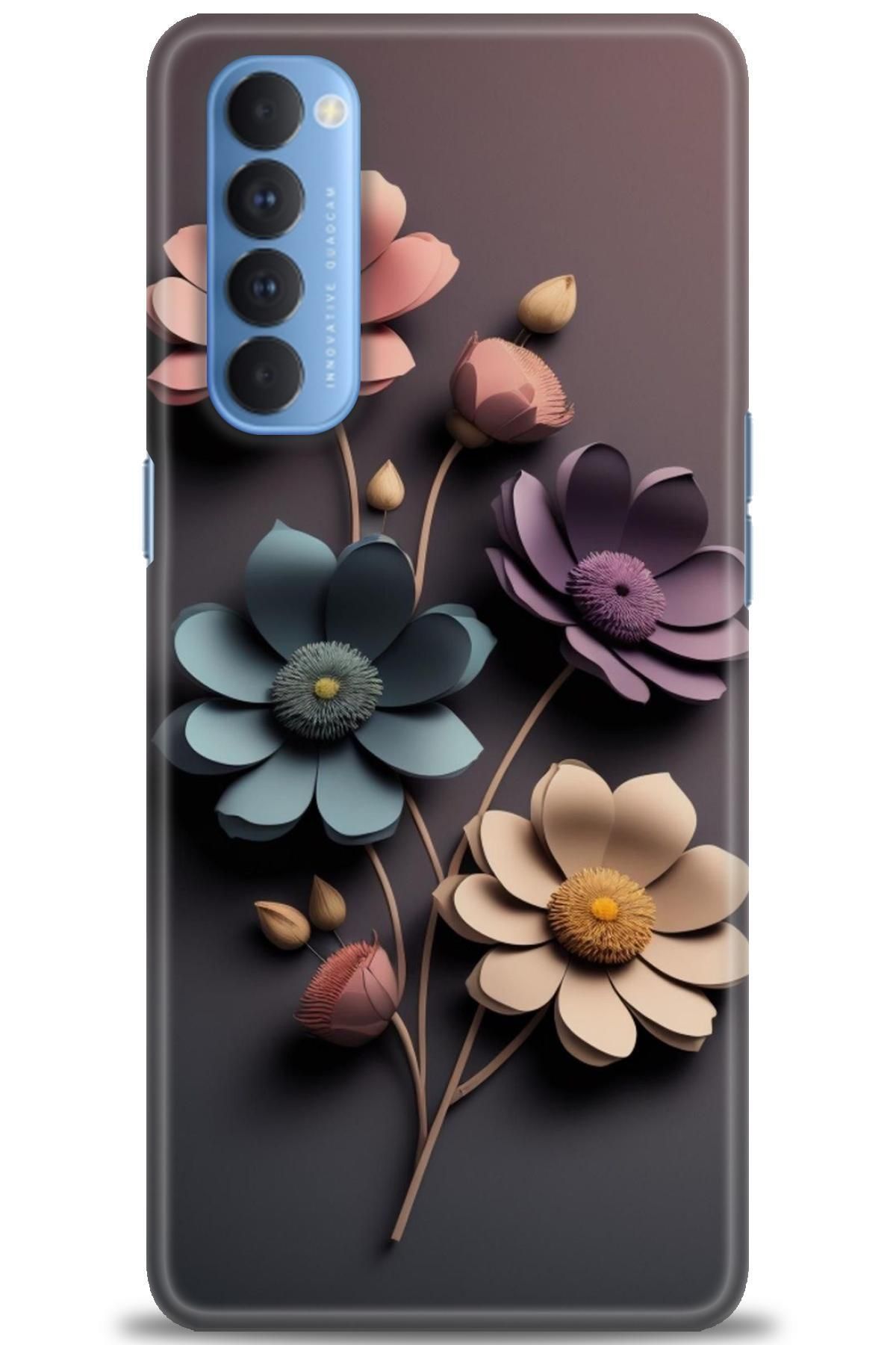 OPPO Reno 4 Pro İle Uyumlu HD Baskılı Desenli Silikon Kılıf - 2172