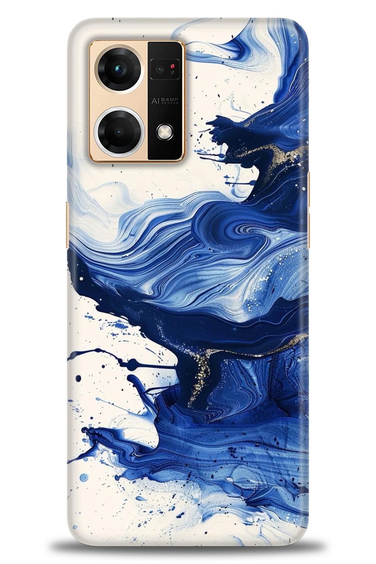 OPPO Reno 7 İle Uyumlu HD Baskılı Desenli Silikon Kılıf - 2232