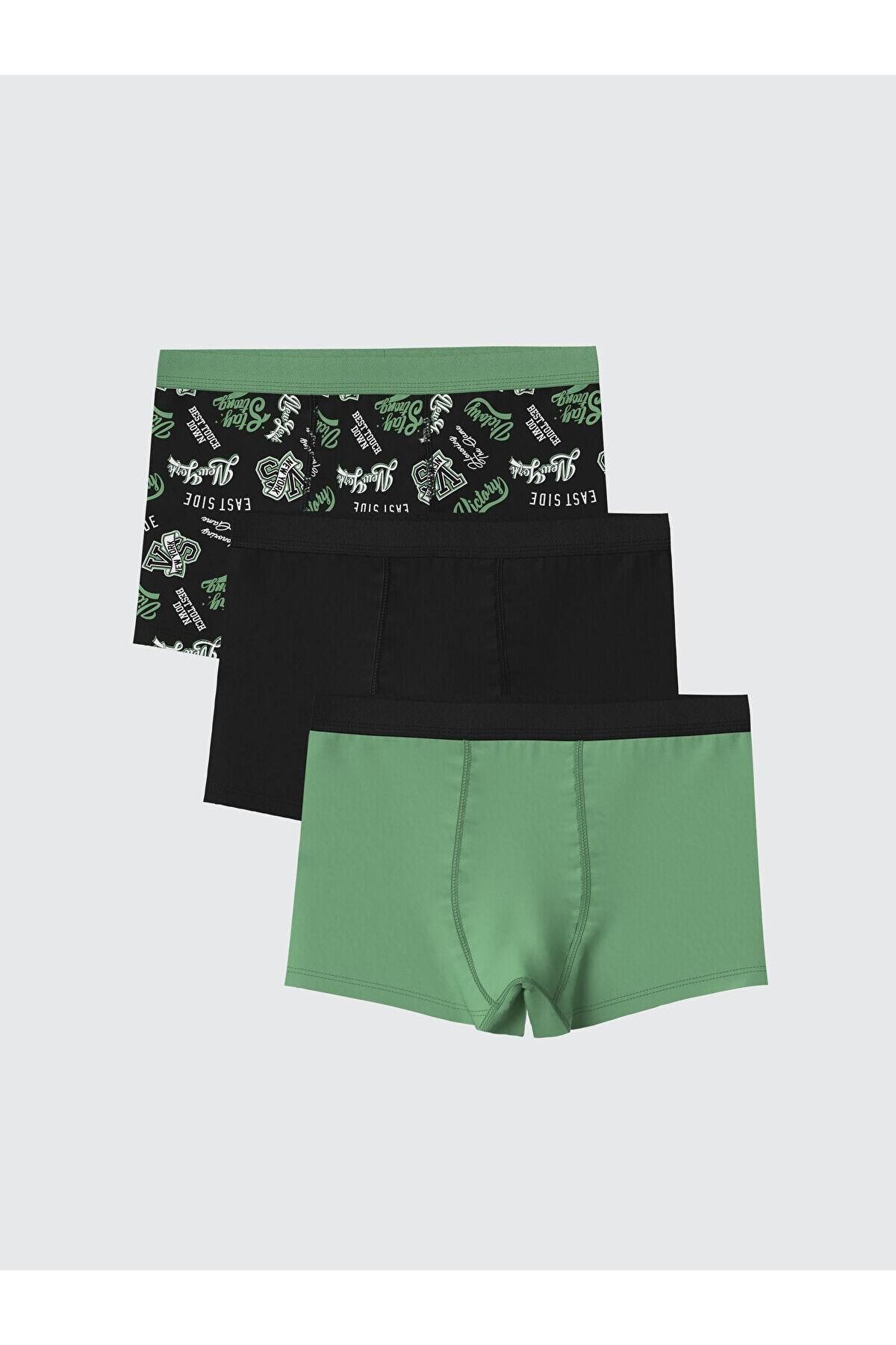 LC Waikiki LCW Kids Baskılı Erkek Çocuk Boxer 3'lü (S5)