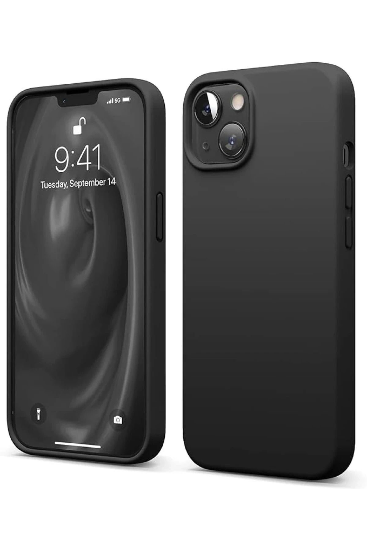 NewFace iPhone 14 Kılıf First Silikon - Siyah SVLRS