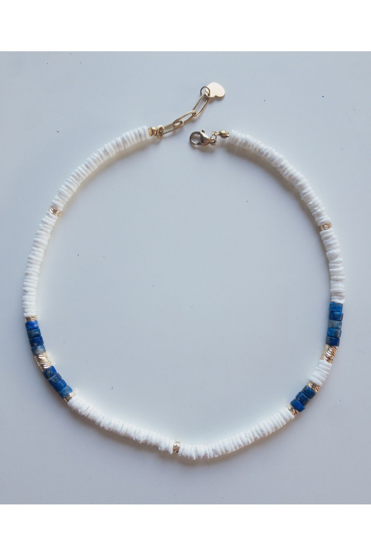 Mune İstanbul Karina, Lapis Lazuli ve kırık tasarım kolye