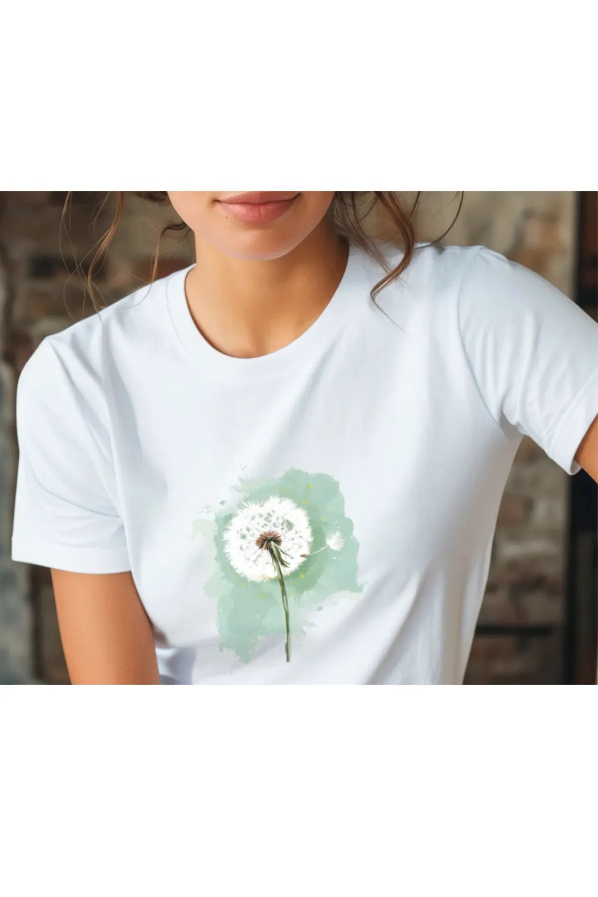 FeaR LeeS Dandelion Baskılı Oversize T-shirt