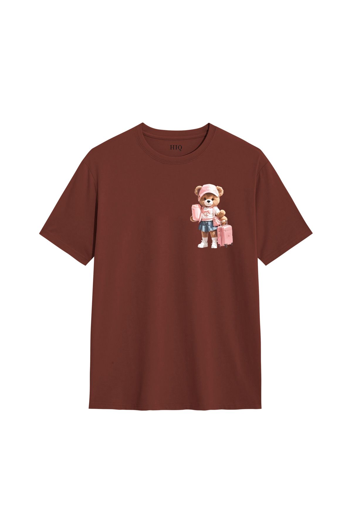 MODA Teddy Bear Summer Baskılı Oversize Tshirt