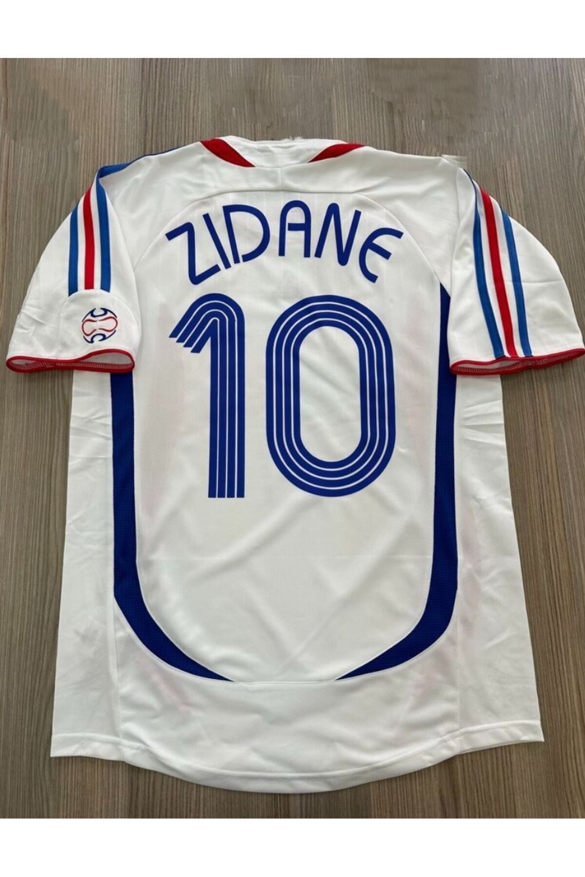 FRAGOLA Fransa 98 Dünya Kupası Zinedine Zidane Deplasman Forması (Beyaz)