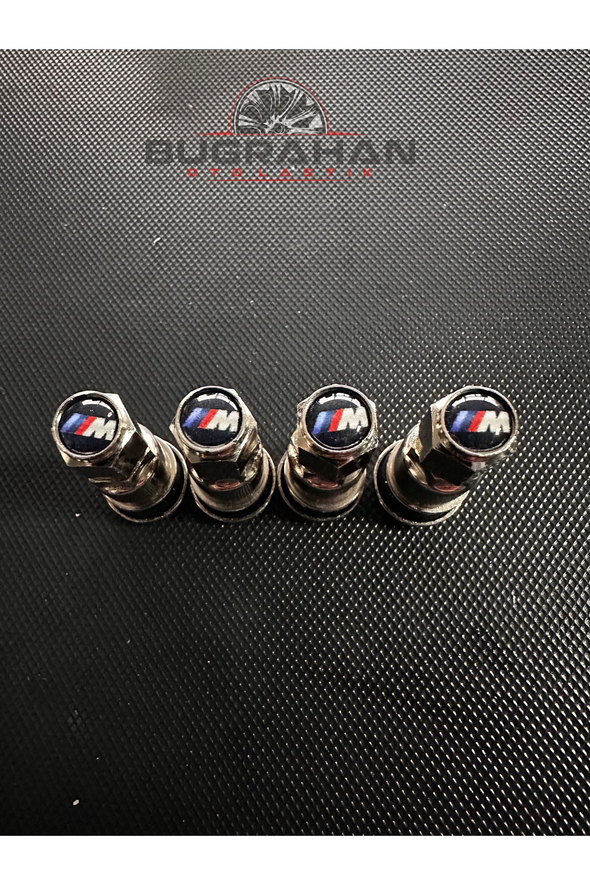 OEM BMW M POWER Sibop Kapağı Logolu Tüm Araçlara Uyumlu A Kalite Paslanmaz Çelik Sibop 4 Adet