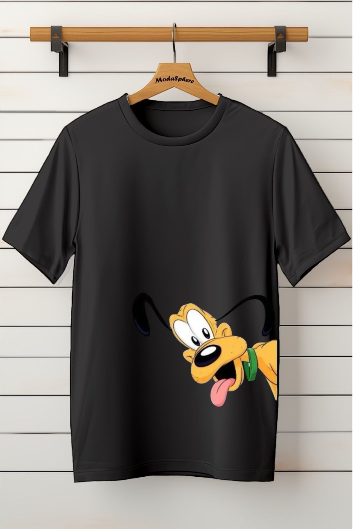 ModaSphere Baskılı Unisex Oversize Tişört Battal Boy