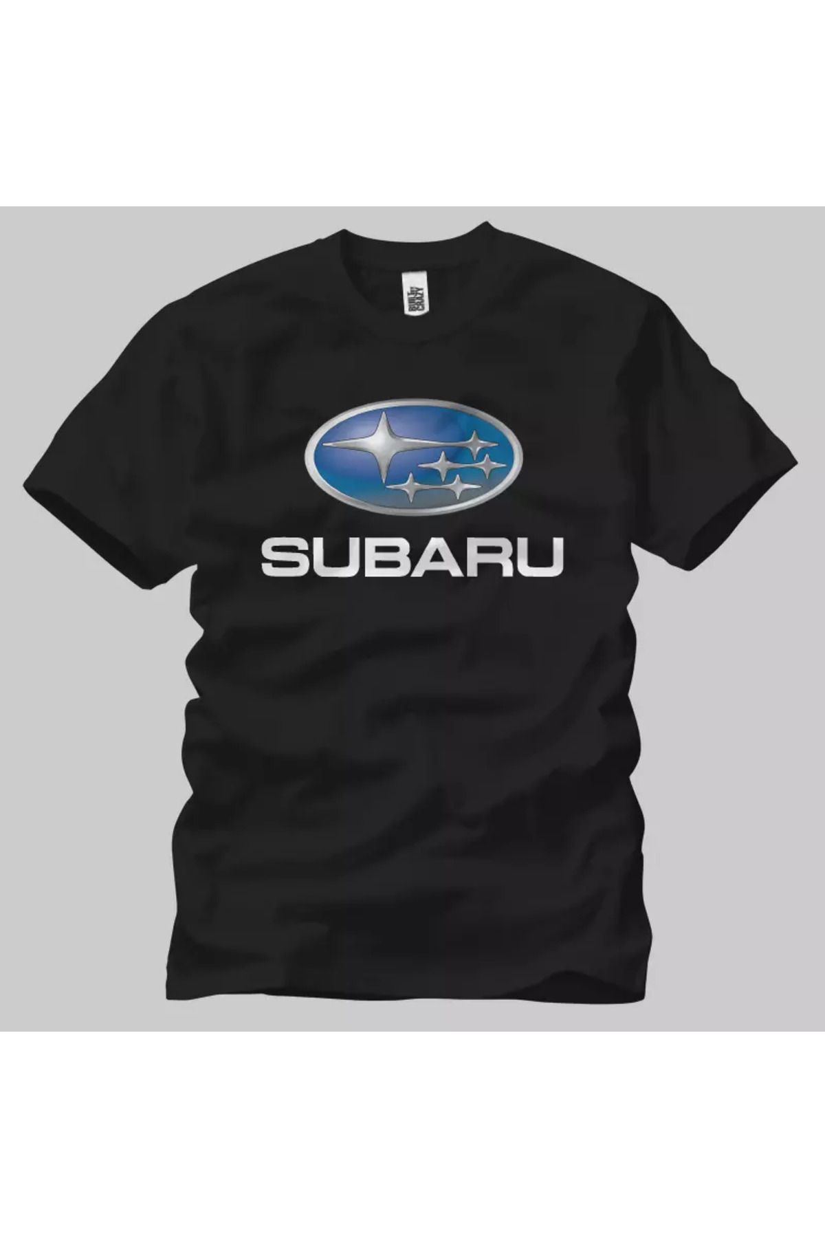 Built By Crazy Subaru Logo Unisex Tişört