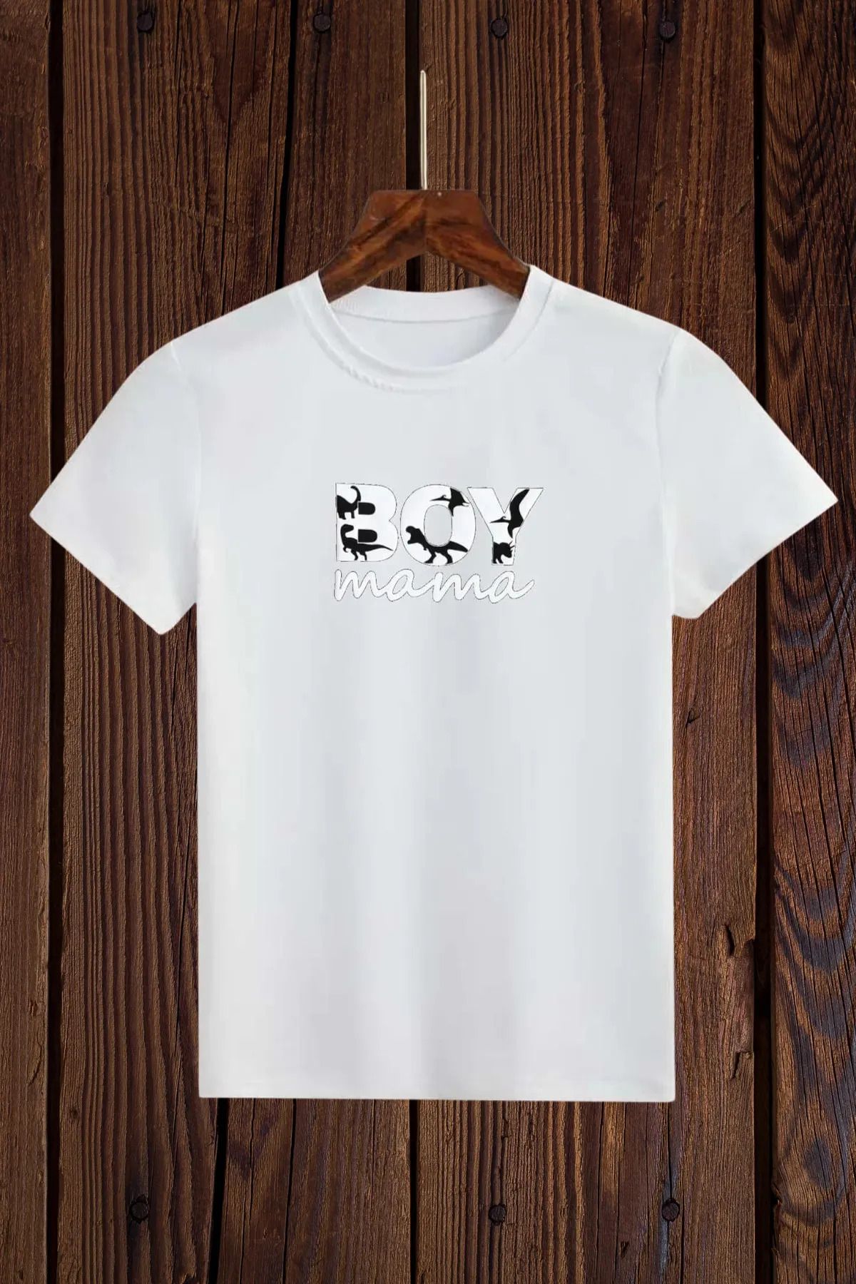 FeaR LeeS Boy Mama Baskılı Kız Erkek Baskılı T-shirt