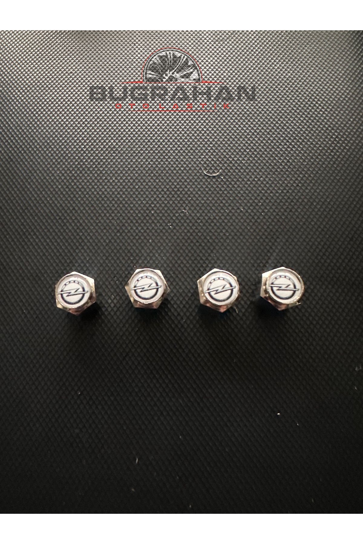 OEM OPEL Logolu Sibop Kapağı Tüm Araçlara Uyumlu A Kalite Alüminyum Sibop Kapağı 4 Adet
