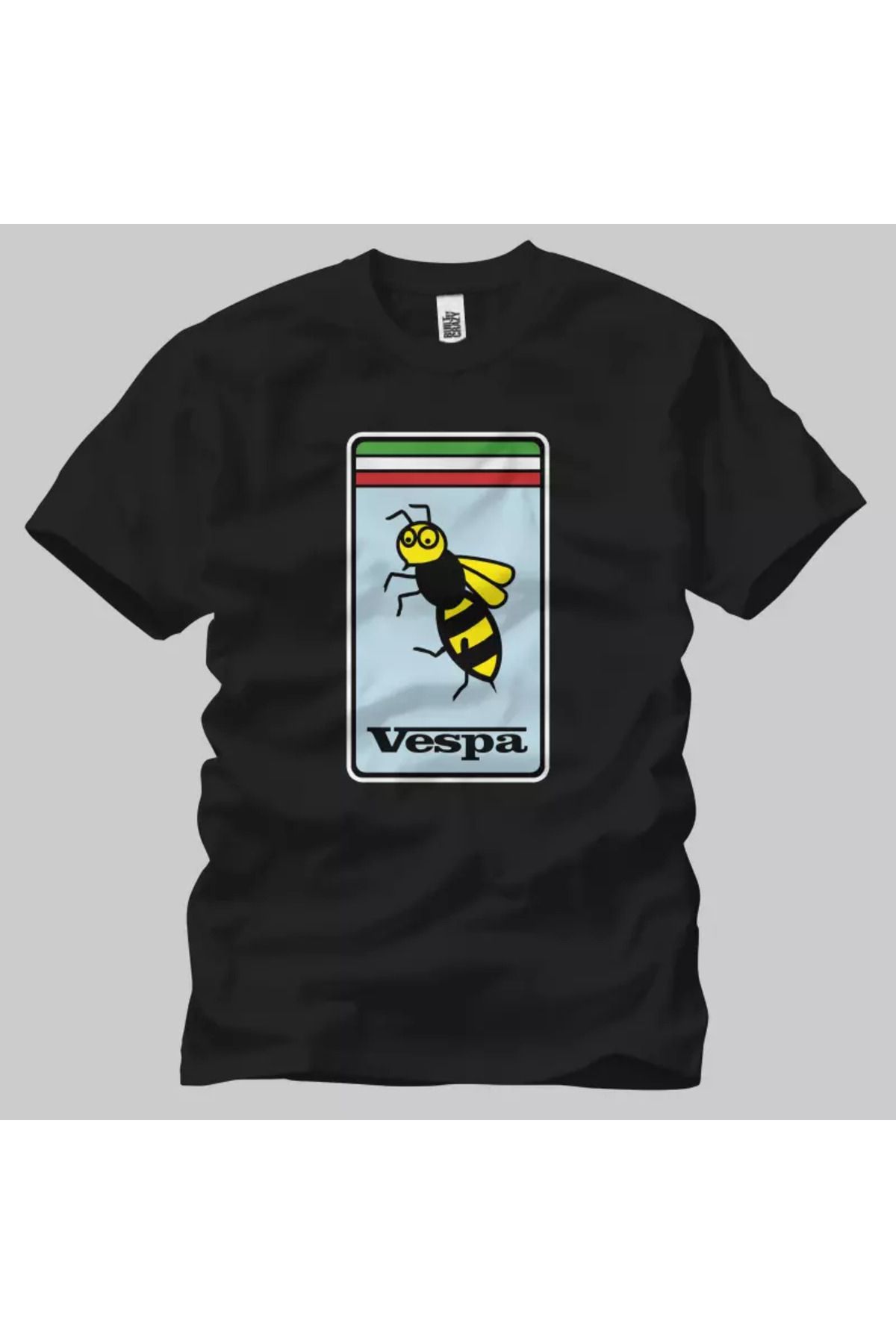 Built By Crazy Vespa Bug Unisex Tişört