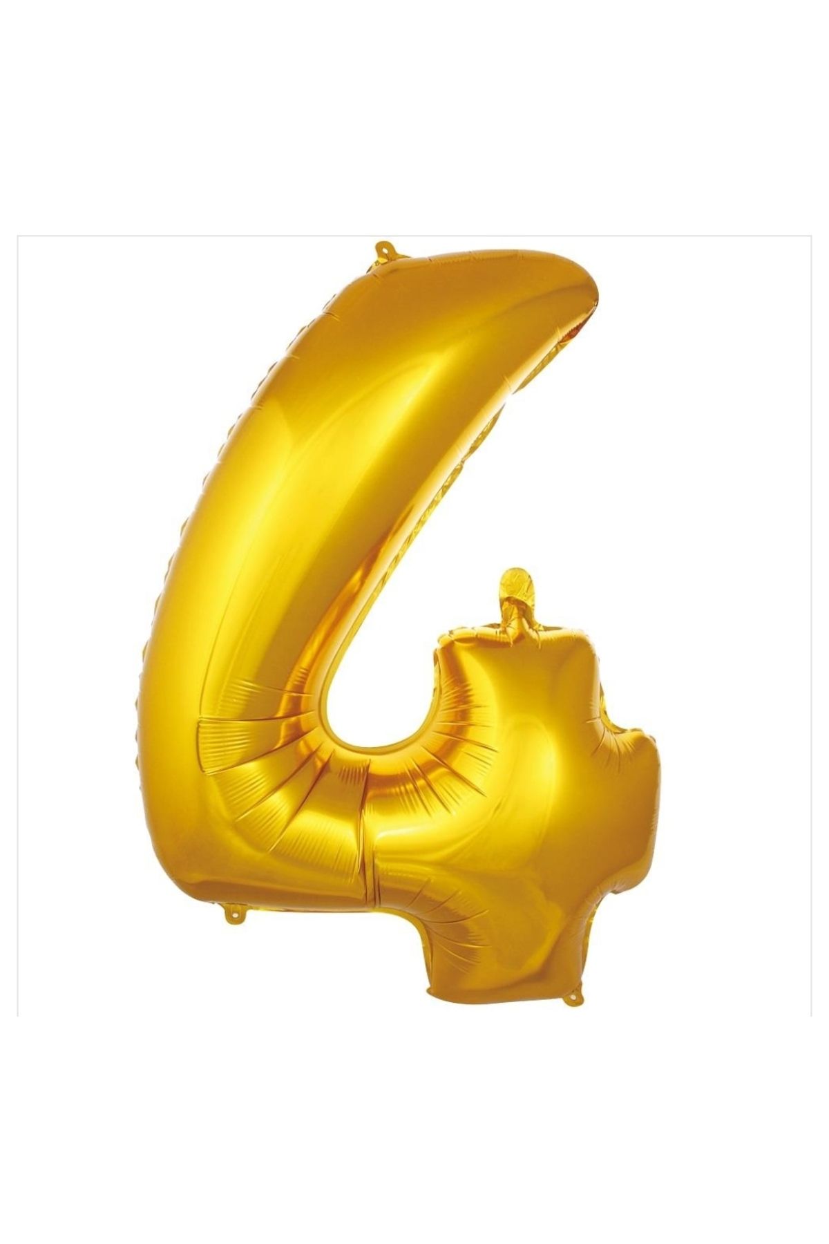 Mini partici Gold 100 cm 4 rakamı folyo balon