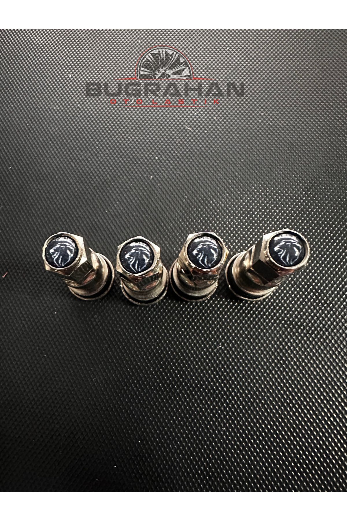 OEM PEUGEOT Sibop Kapağı Logolu Tüm Araçlara Uyumlu A Kalite Paslanmaz Çelik Sibop 4 Adet
