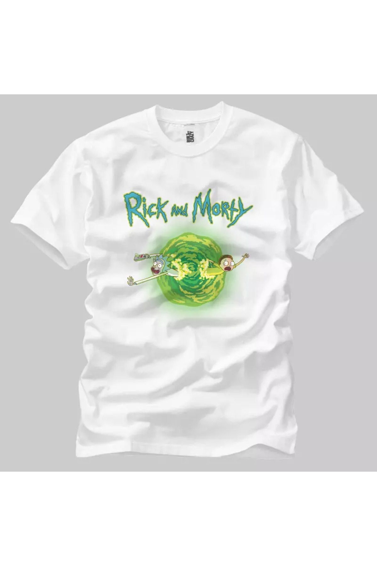 Built By Crazy Rick And Morty Portal Unisex Tişört
