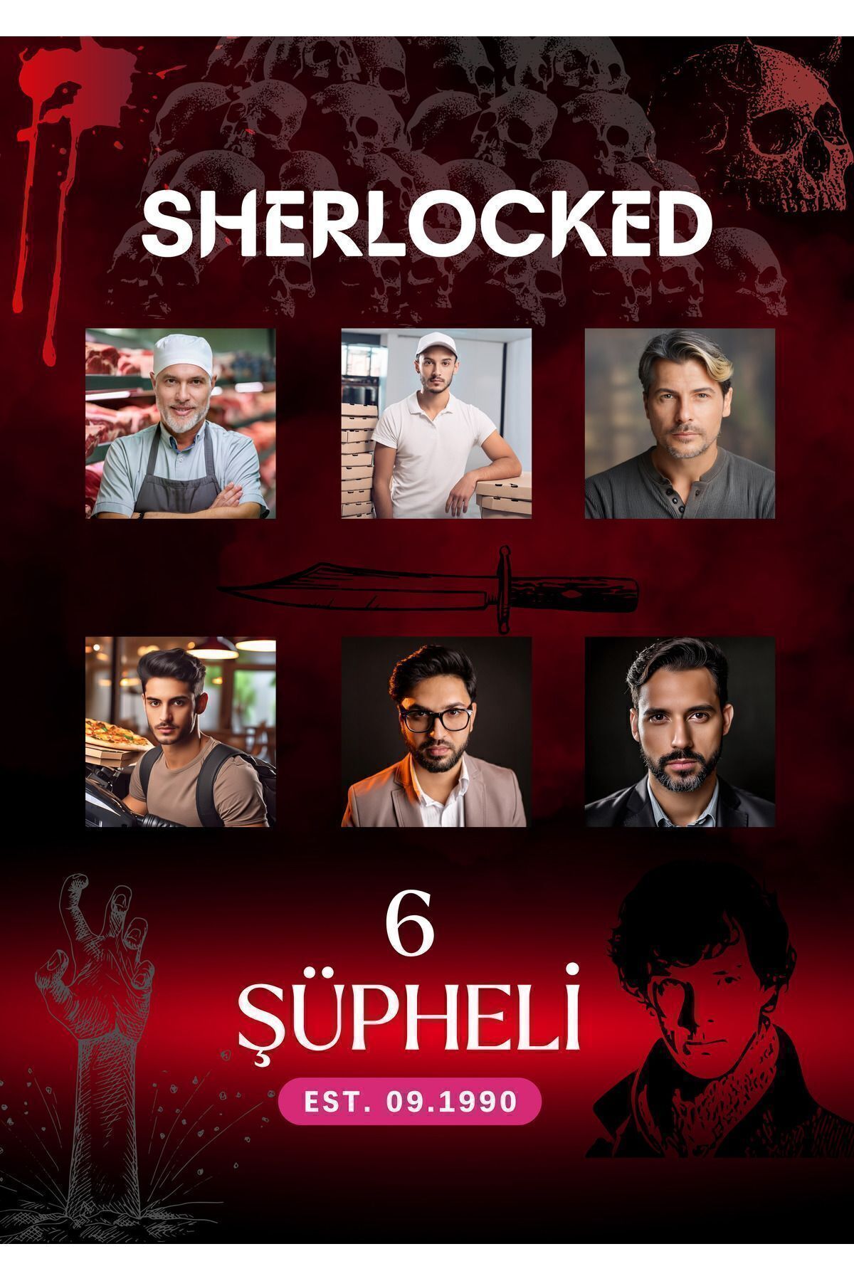 Sherlocked Dedektif Oyunu, Katil Bulma Oyunu, Suç, Gizem, Bulmaca, Kutu Oyunları, Zeka, Dedektiflik Oyunu fotoğrafı 6 (önizleme)