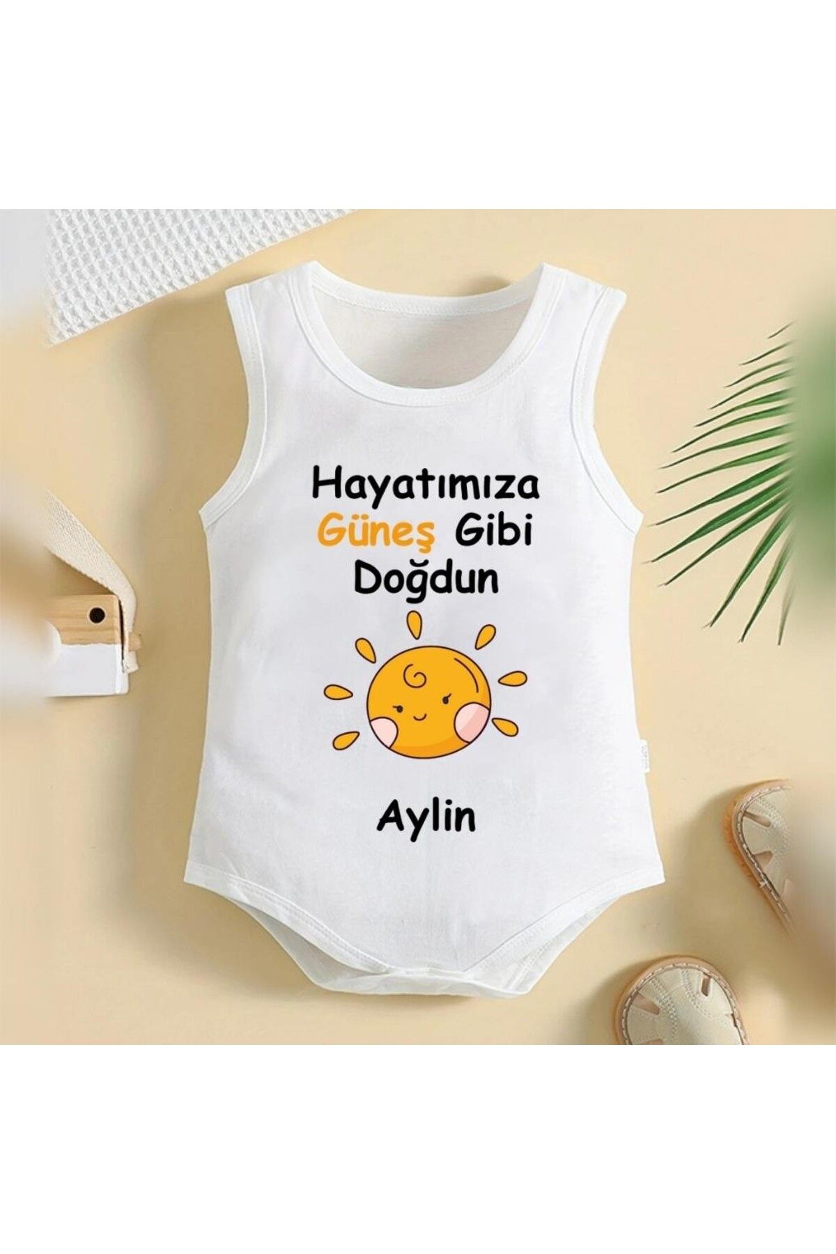 soft wing %100 Pamuklu Organik Baskılı Premium Çıtçıtlı Bebek Body Atlet Zıbın 00316