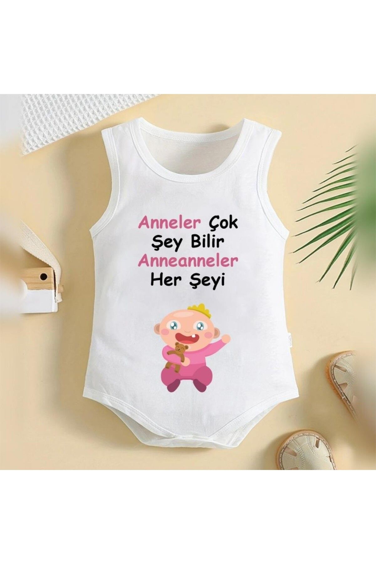 soft wing %100 Pamuklu Organik Baskılı Premium Çıtçıtlı Bebek Body Atlet Zıbın 00319