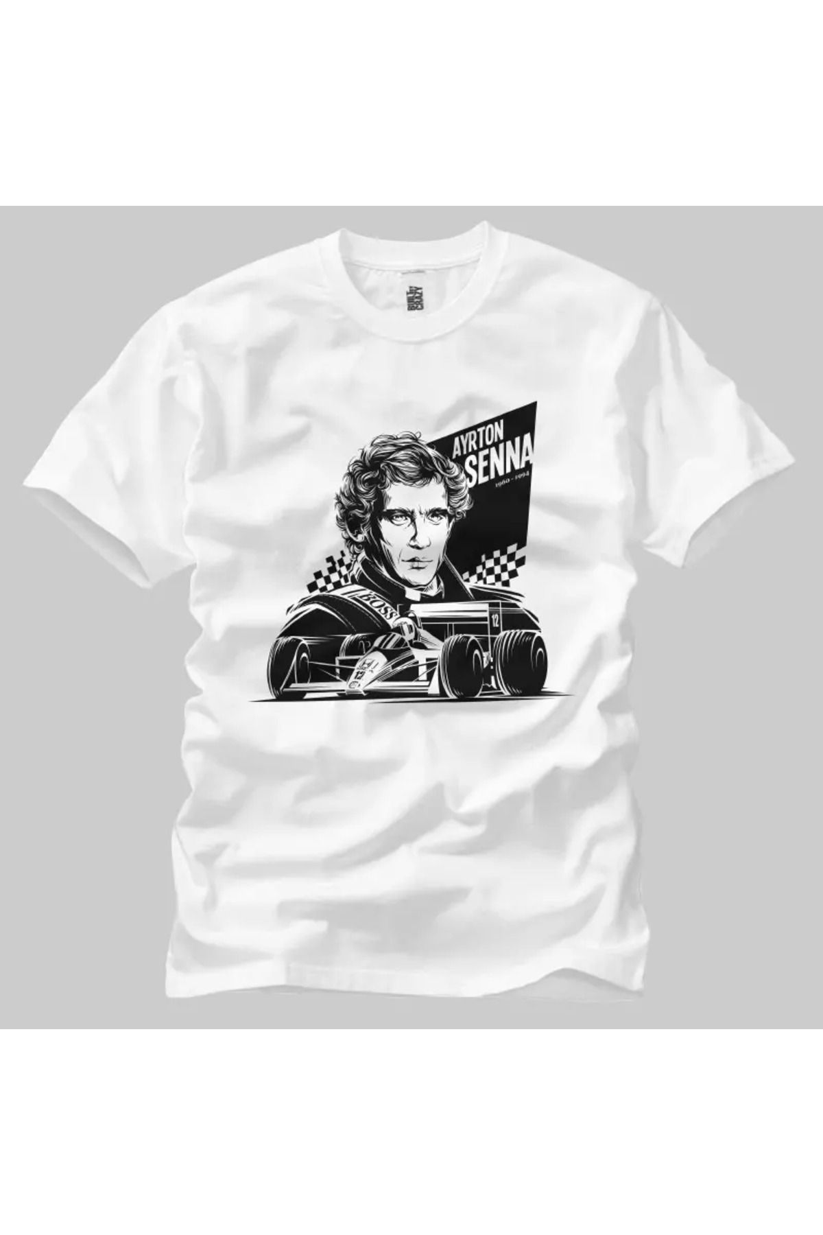 Built By Crazy Ayrton Senna Da Silva 1960 1994 Unisex Tişört