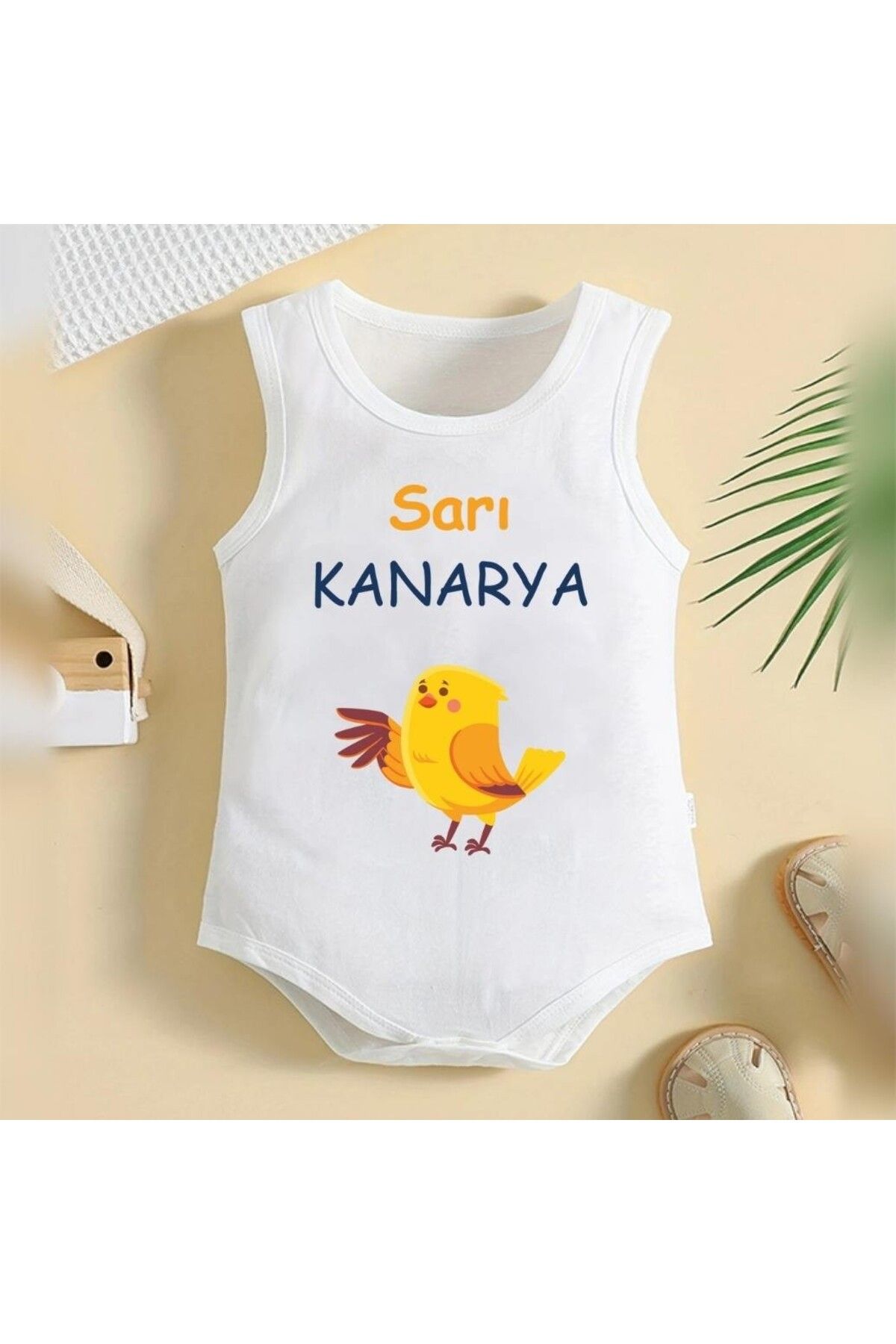 soft wing %100 Pamuklu Organik Baskılı Premium Çıtçıtlı Bebek Body Atlet Zıbın 00334