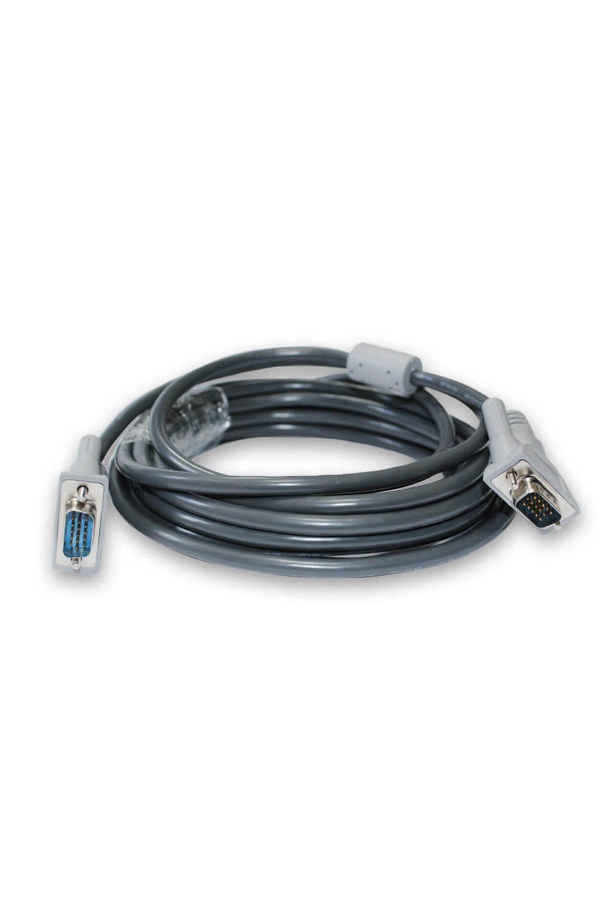 Derwell 5 Metre 5 Vga Kablosu Ekran Lcd Monitör Projeksiyon Görüntü Bağlantı Kablosu Çift Filtreli Cabble