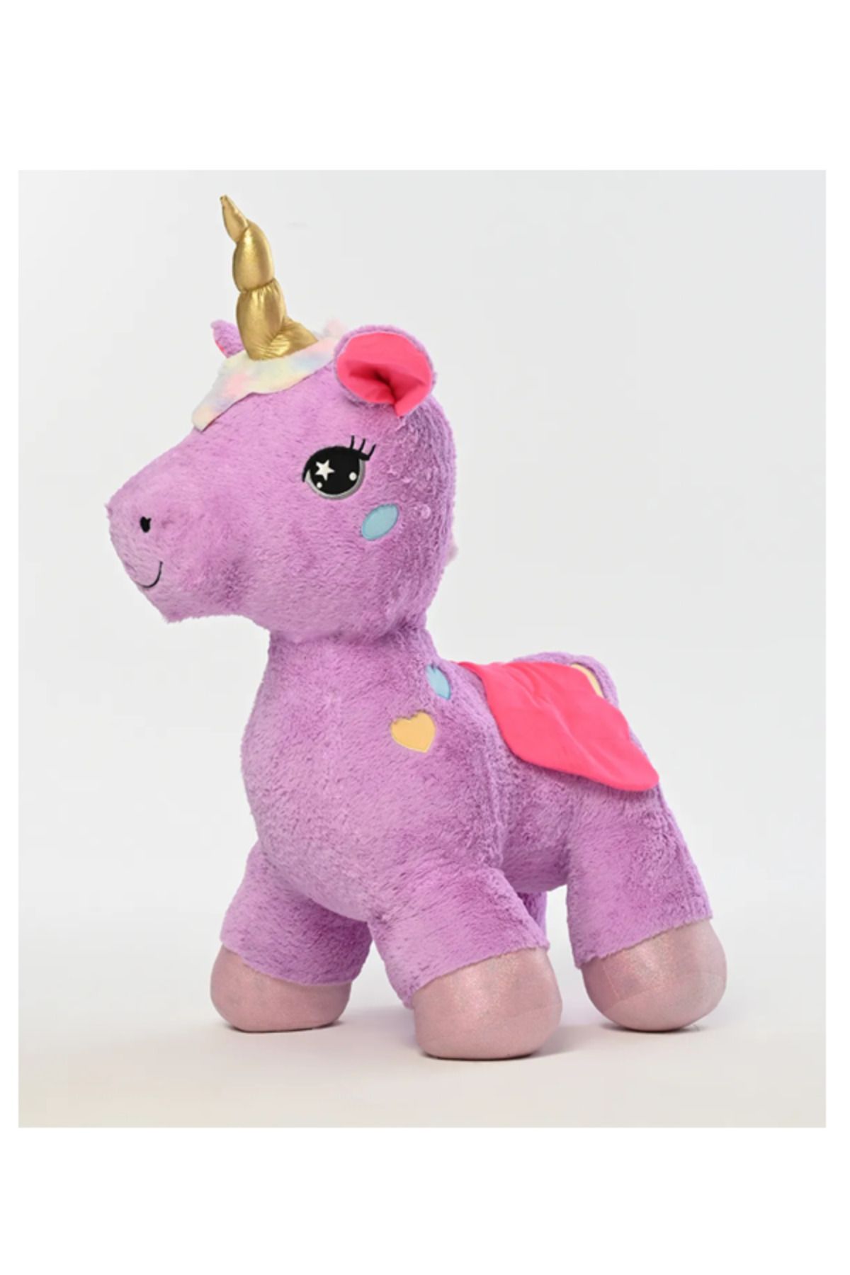 Flower Toys Dev Kanatlı Unicorn Peluş Dolgulu At 100x50 Cm