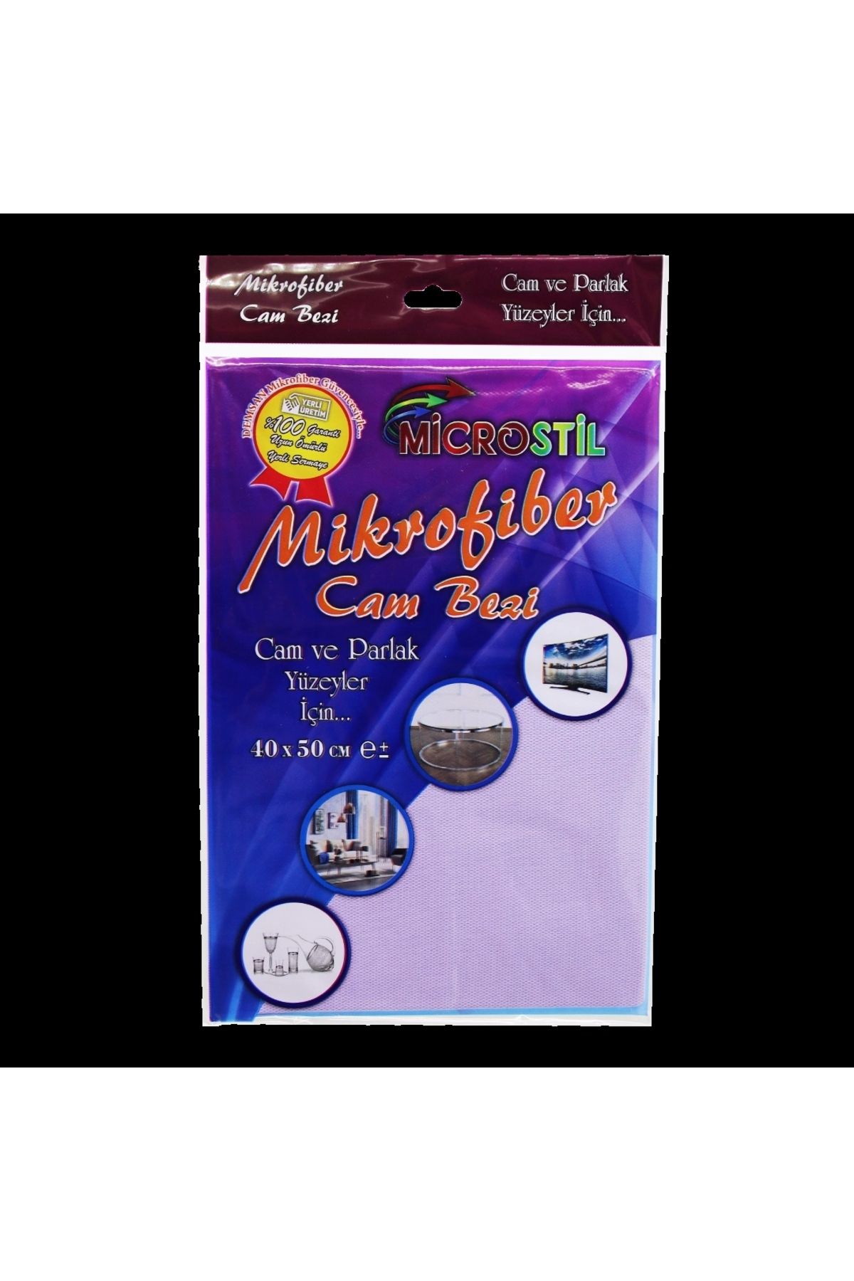 feminight 40x50cm Mikrofiber Temizlik Cam Bezi