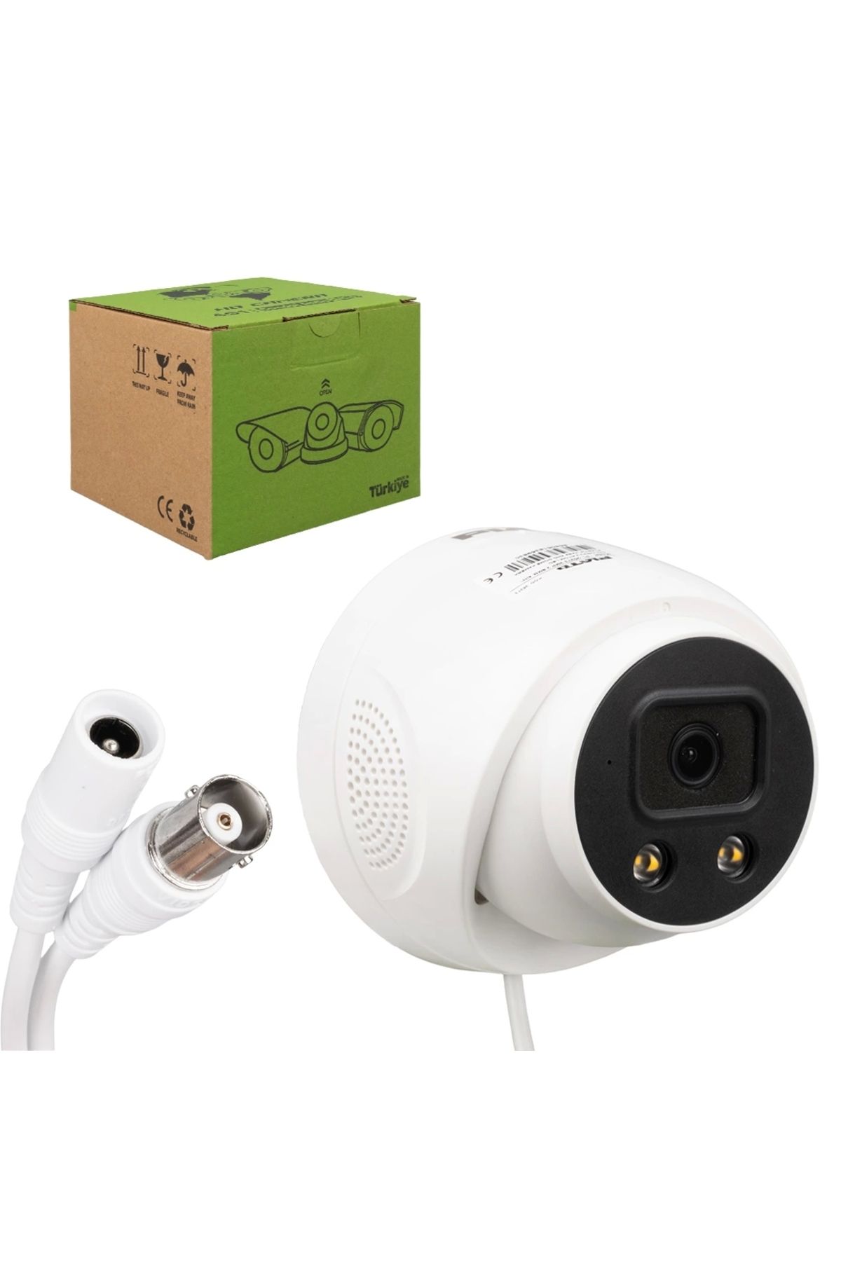 feminight 2mp Color Vu 3.6 Mm 2 Atom Led Plastik Kasa Ahd Dome Kamera Pl-25273