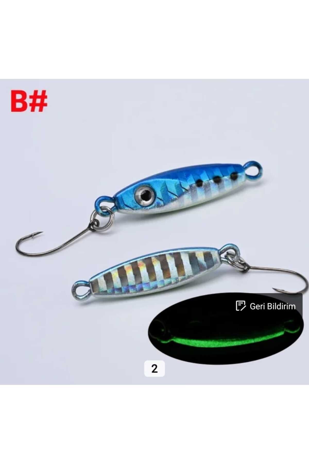 Bozok balıkçılık mikro jig , küçük jigler, istavrit, cinekop, perch, levrek için ( 3,5 cm 5 gram )