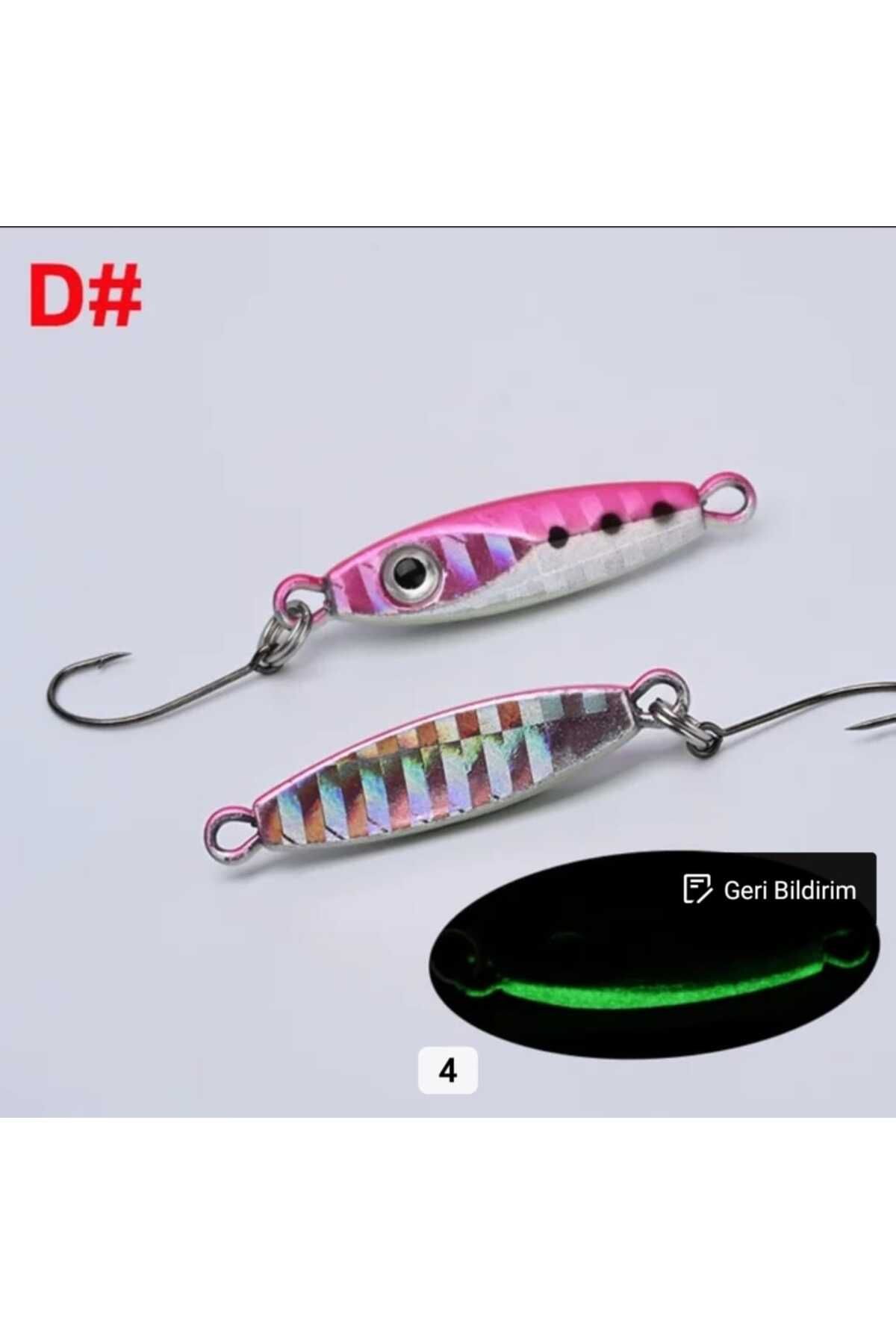 Bozok balıkçılık mikro jig , küçük jigler, istavrit, cinekop, perch, levrek için ( 3,5 cm 5 gram )