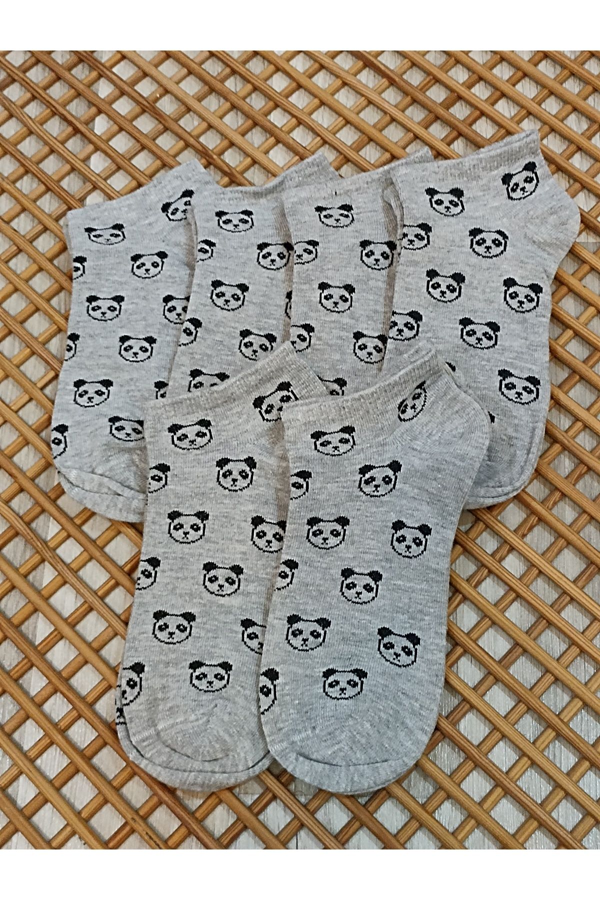 Rocks For Dikişsiz Burun 6 Çift Kadın Desenli Patik Çorap