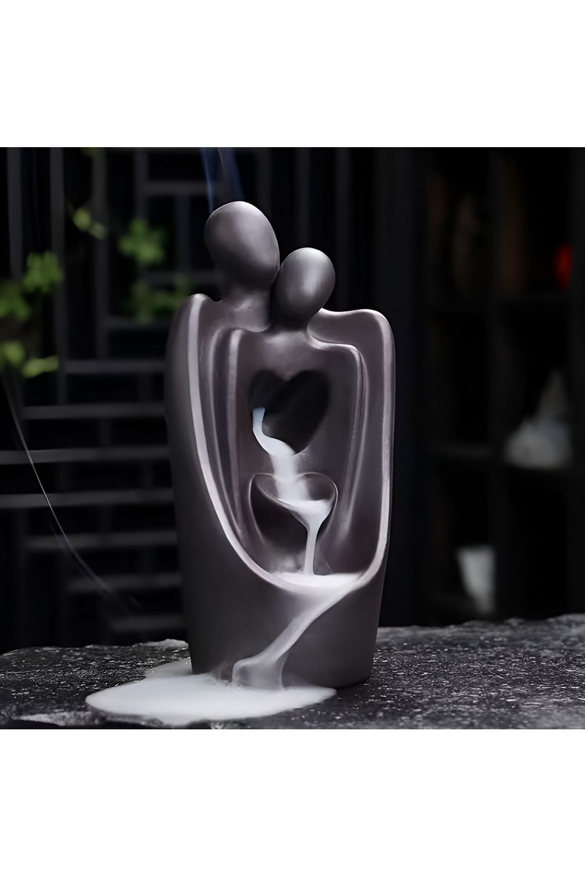 Elan Design Dekoratif Sarılan Çift & Sevgili Geri Akış Tütsülük