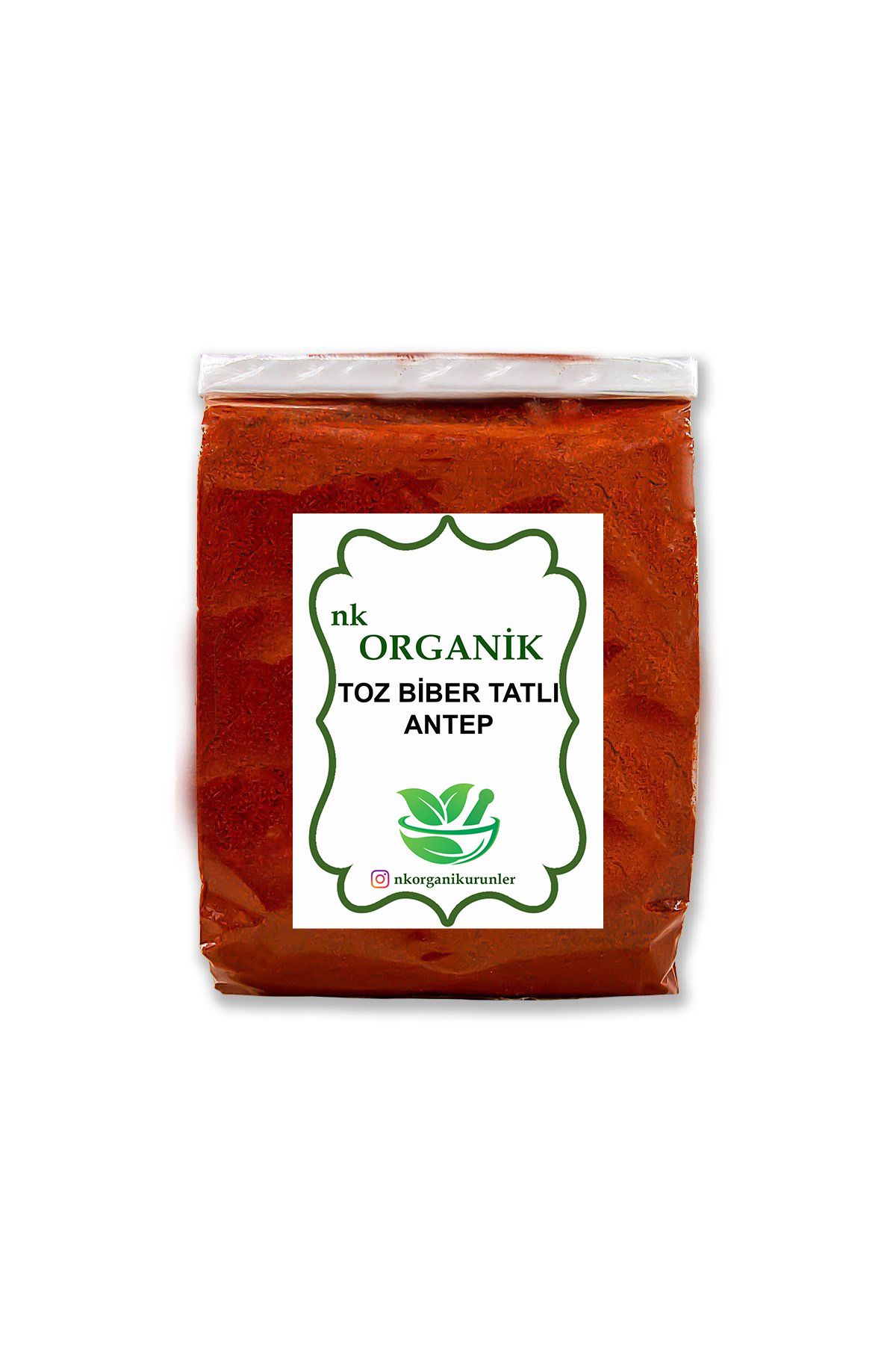 nk organik Tatlı Toz Biber Antep 100gr