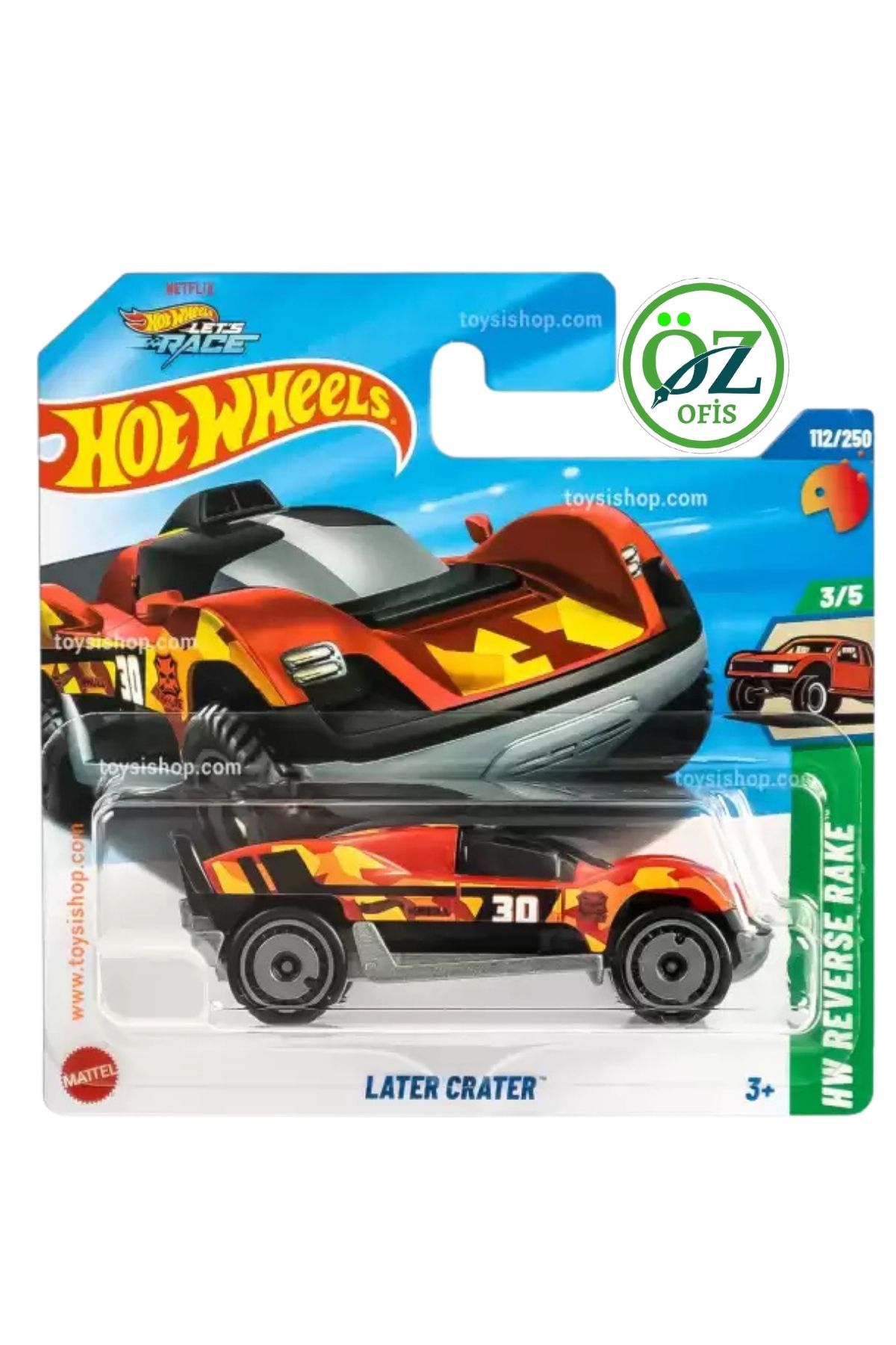 HOT WHEELS 2025 E Case Netflix Later Crater
