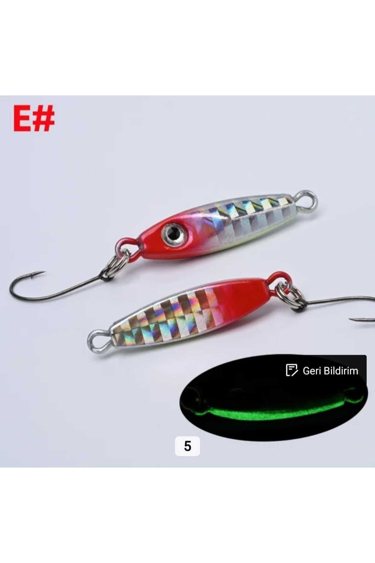 Bozok balıkçılık mikro jig , küçük jigler, istavrit, cinekop, perch, levrek için ( 3,5 cm 5 gram )