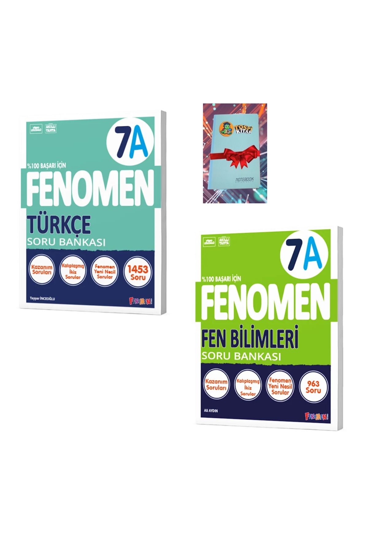 Fenomen Yayıncılık 7A TÜRKÇE + FEN BİLİMLERİ Soru Bankası (DEFTER HEDİYE) ATG