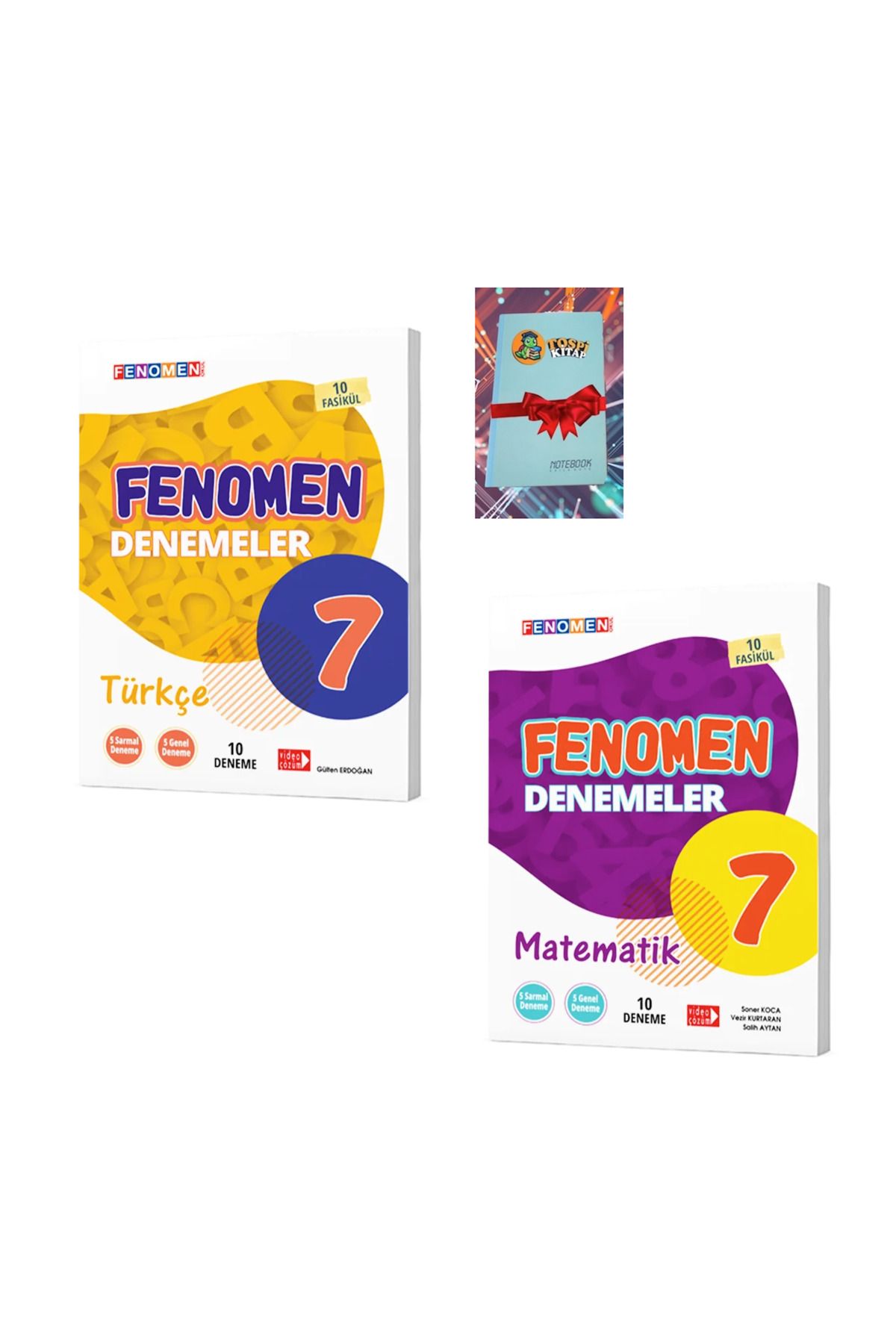 Fenomen Yayıncılık 7 MATEMATİK + TÜRKÇE Denemeleri (DEFTER HEDİYE) ATG