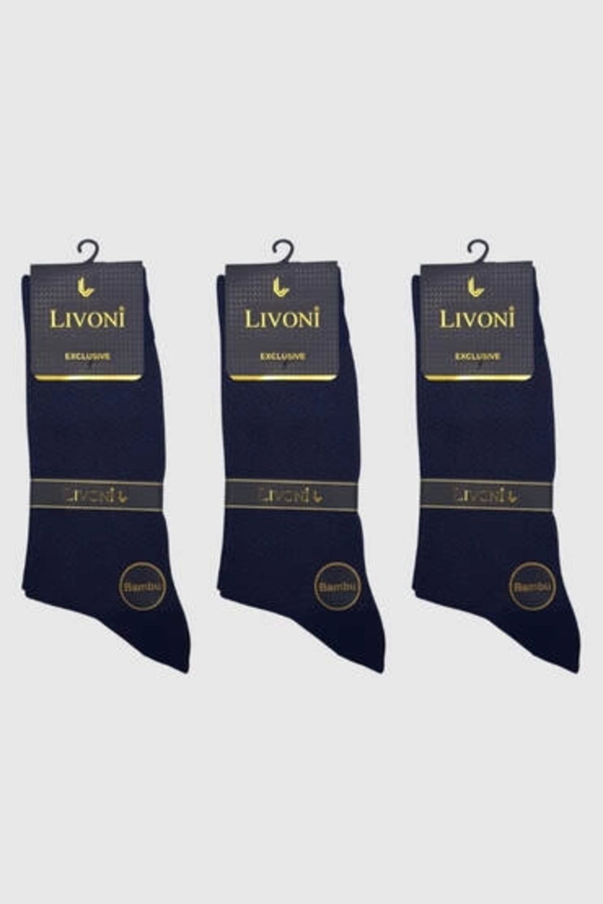 FTT SHOPPING MARKET Livoni Dikişsiz Bambu Erkek Çorap
