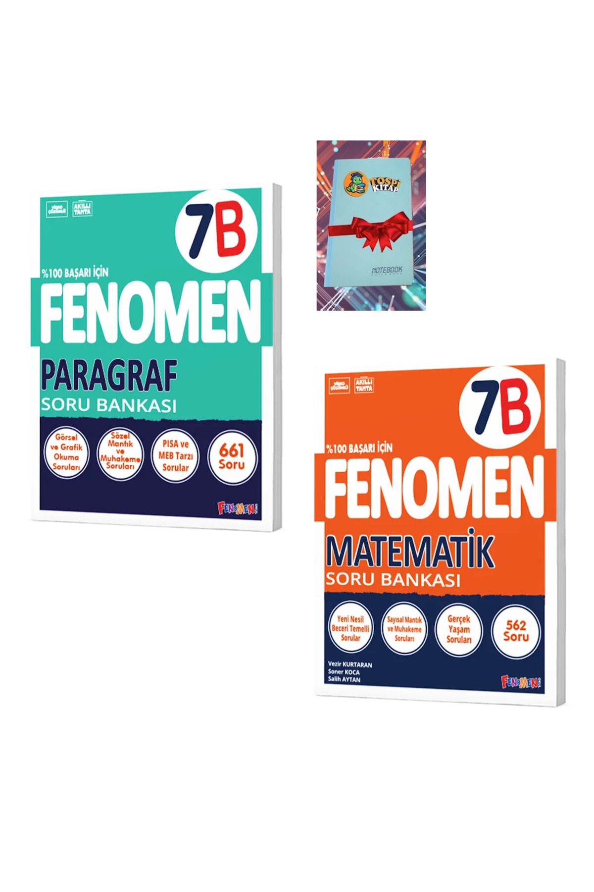 Fenomen Yayıncılık 7B PARAGRAF + MATEMATİK Soru Bankası (DEFTER HEDİYE) ATG
