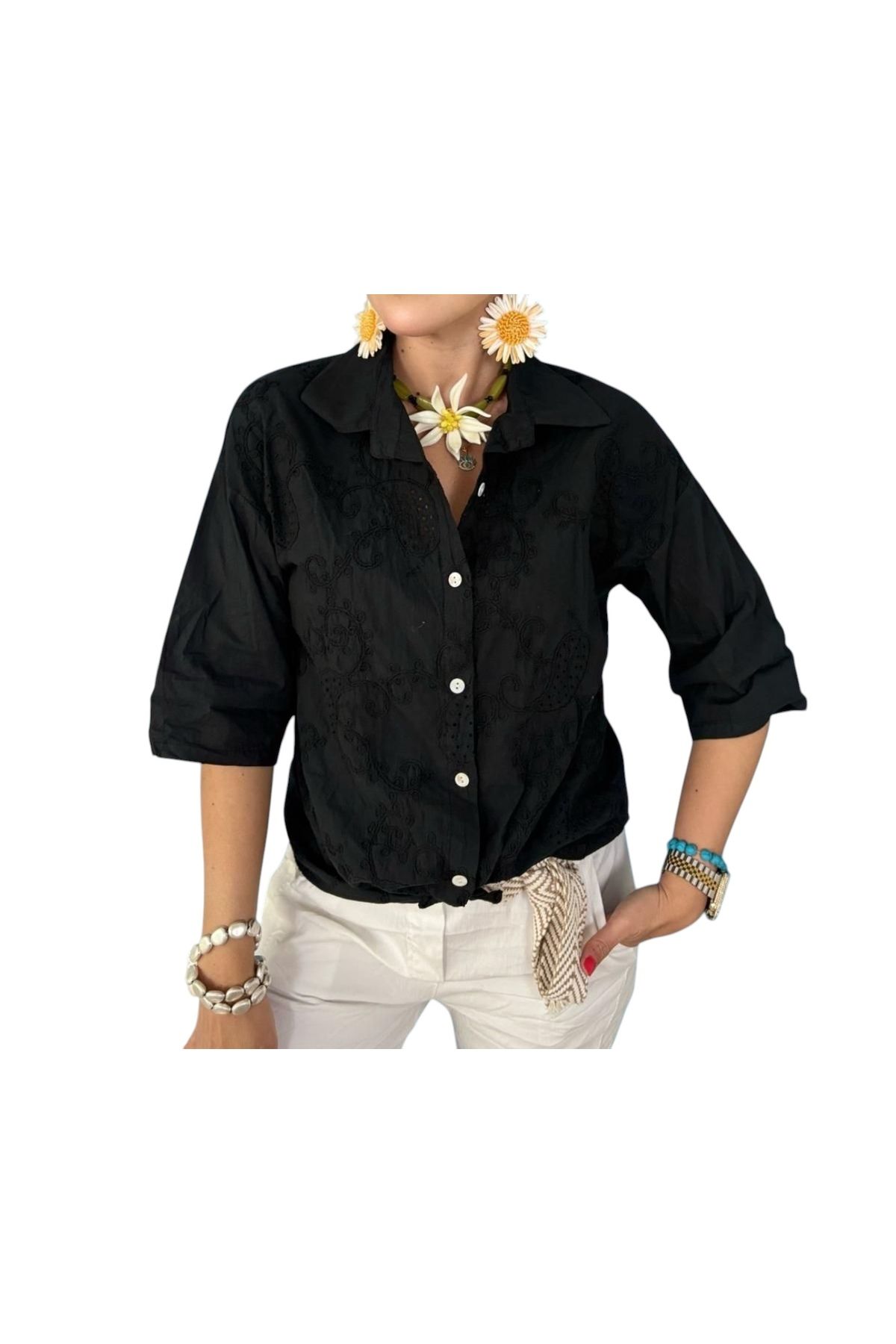 PHUTİ COLLECTION İTALYAN FİSTO DETAYLI GÖMLEK