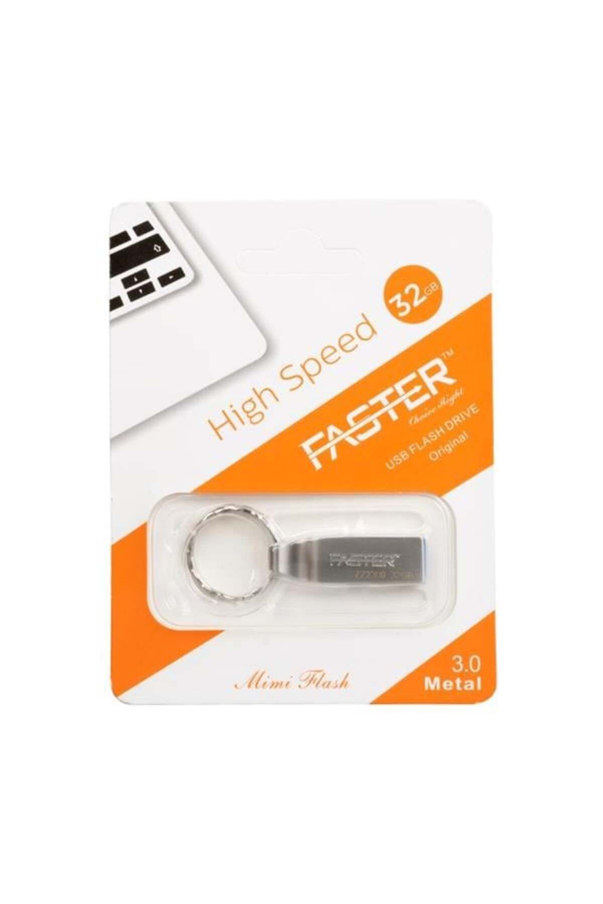 Faster 32 Gb Metal USB Flash Bellek