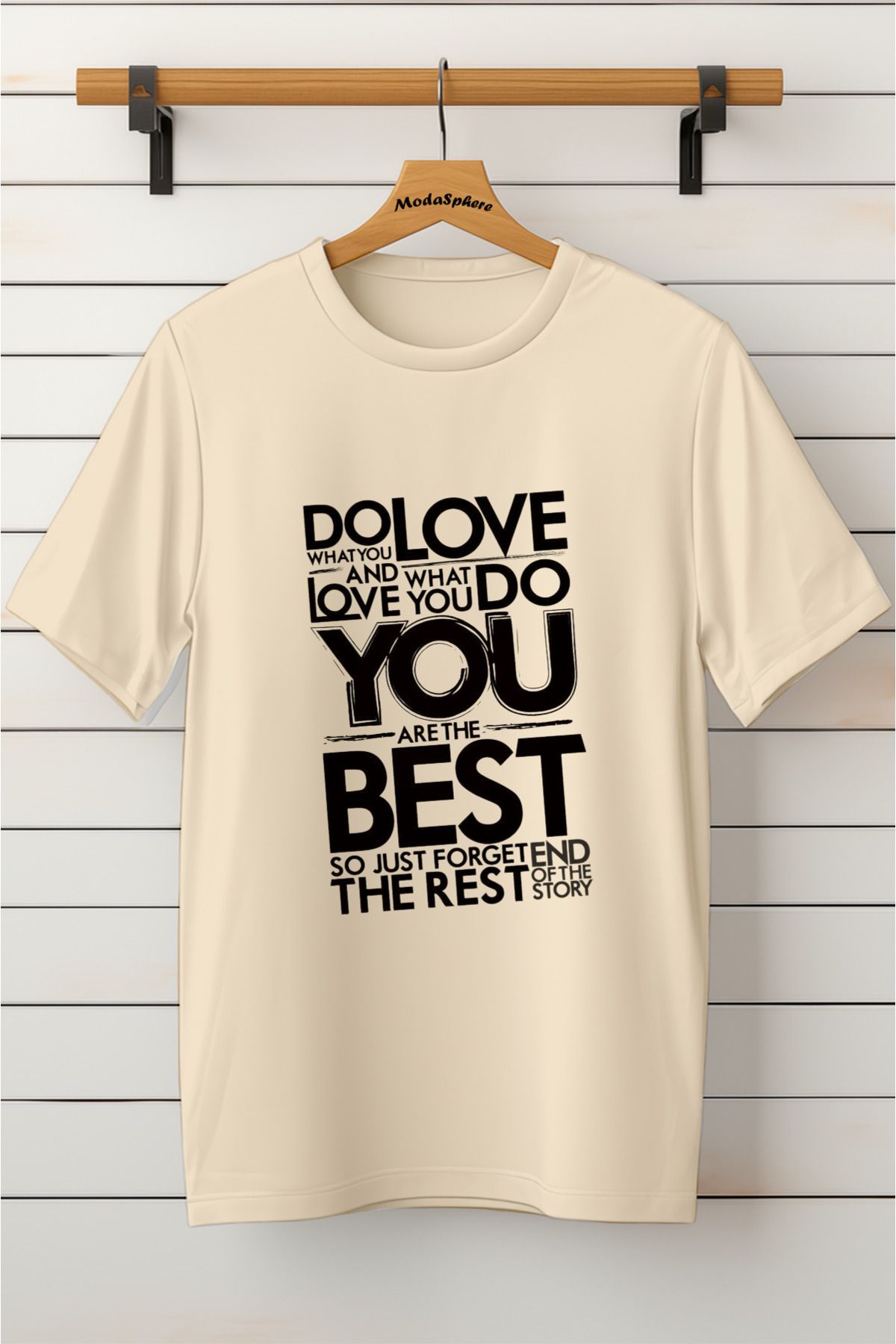 ModaSphere Baskılı Unisex Oversize Tişört