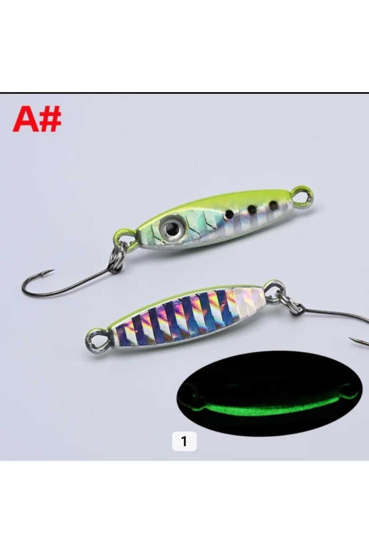 Bozok balıkçılık mikro jig , küçük jigler, istavrit, cinekop, perch, levrek için ( 3,5 cm 5 gram )