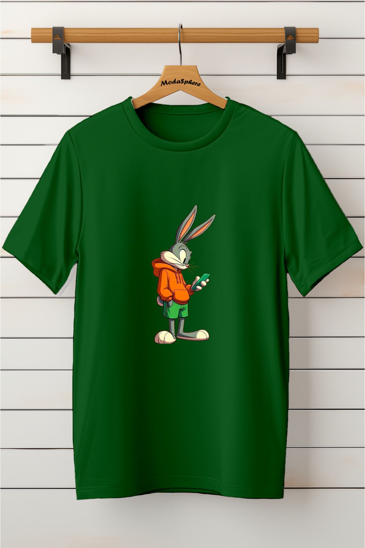 ModaSphere Baskılı Unisex Oversize Tişört