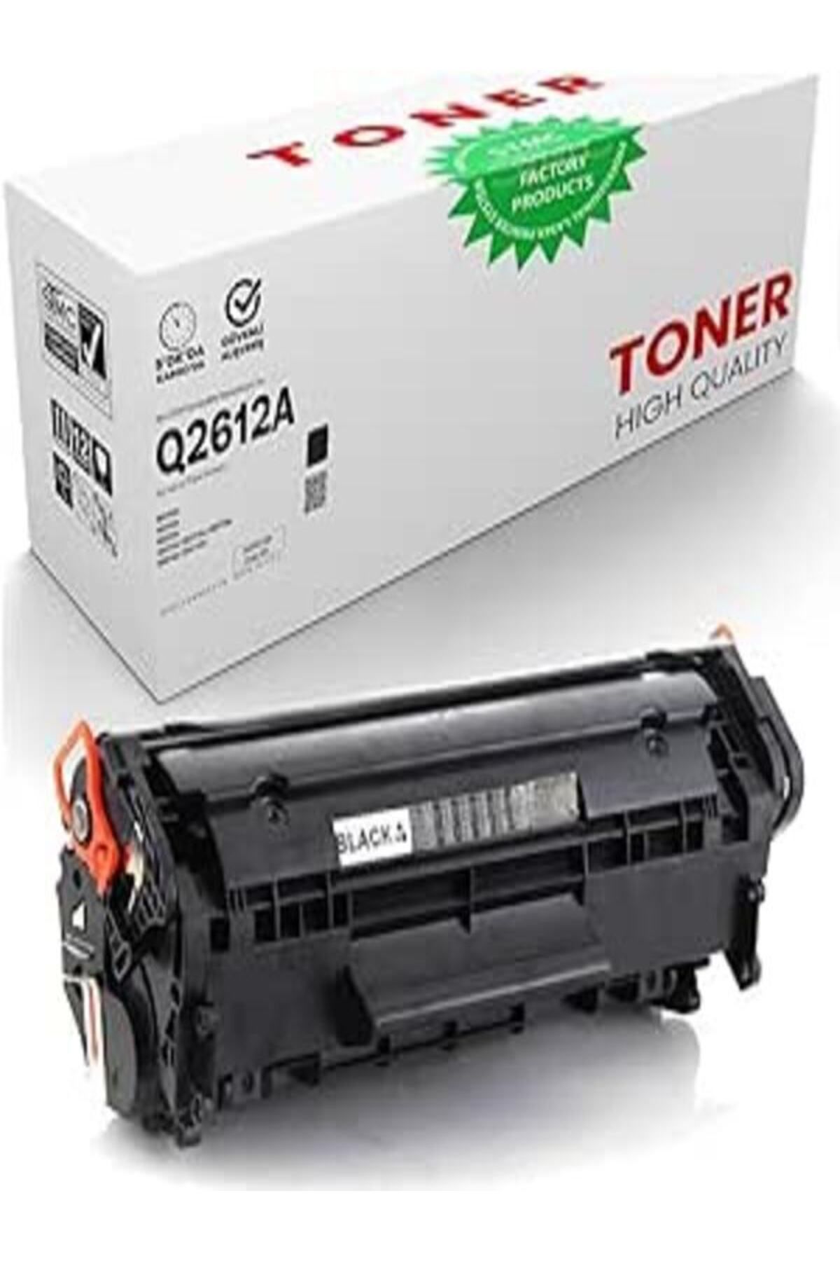 HP Laserjet Q2612A 1005/1010/1012/1015/1018/1020/1022/ 2000 Sayfa Kapasiteli Muadil Toner AURA TONER