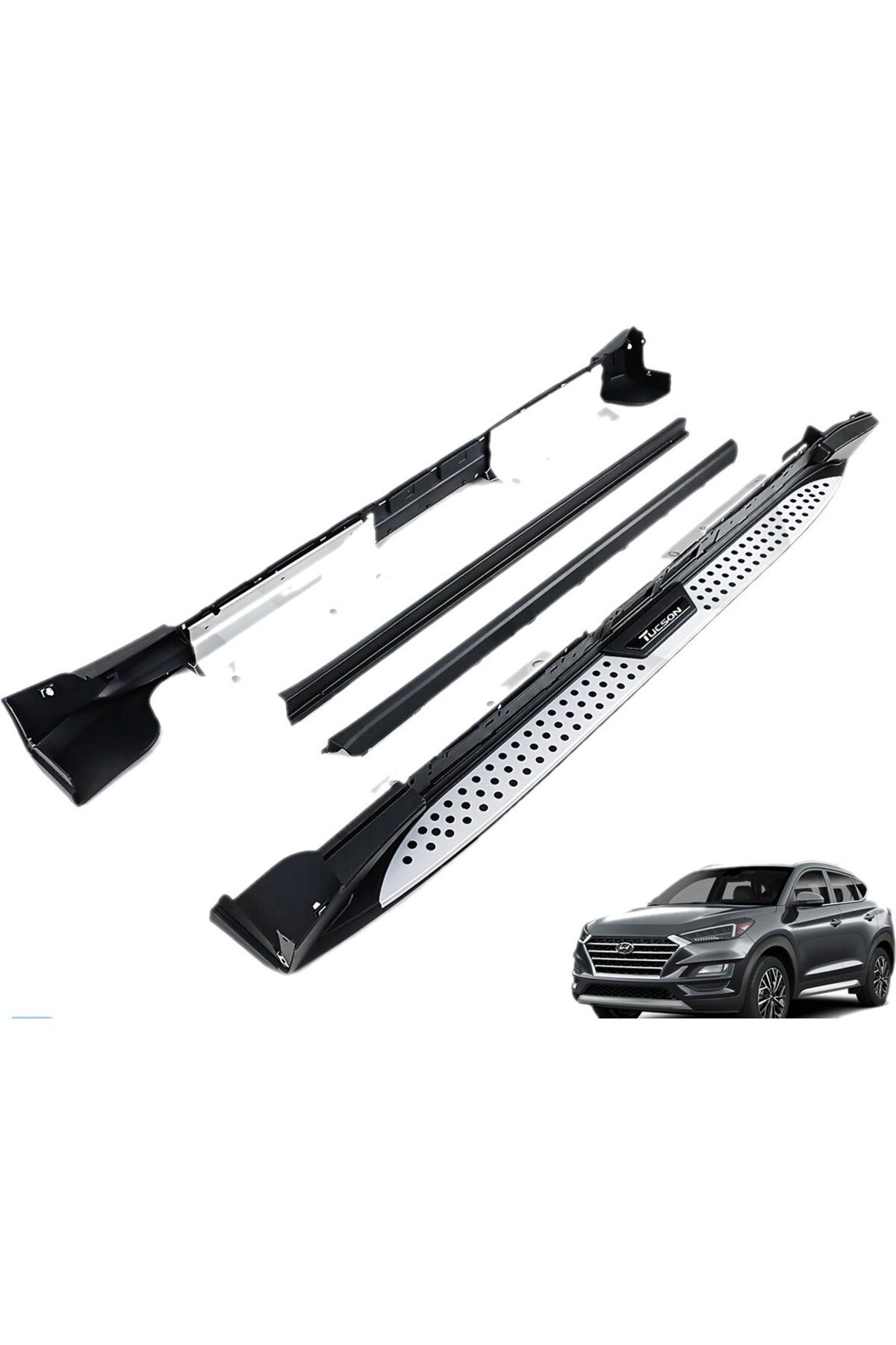 YMTRADE Hyundai Tucson Yan Basamak Koruma 2015+ Bmw Tip