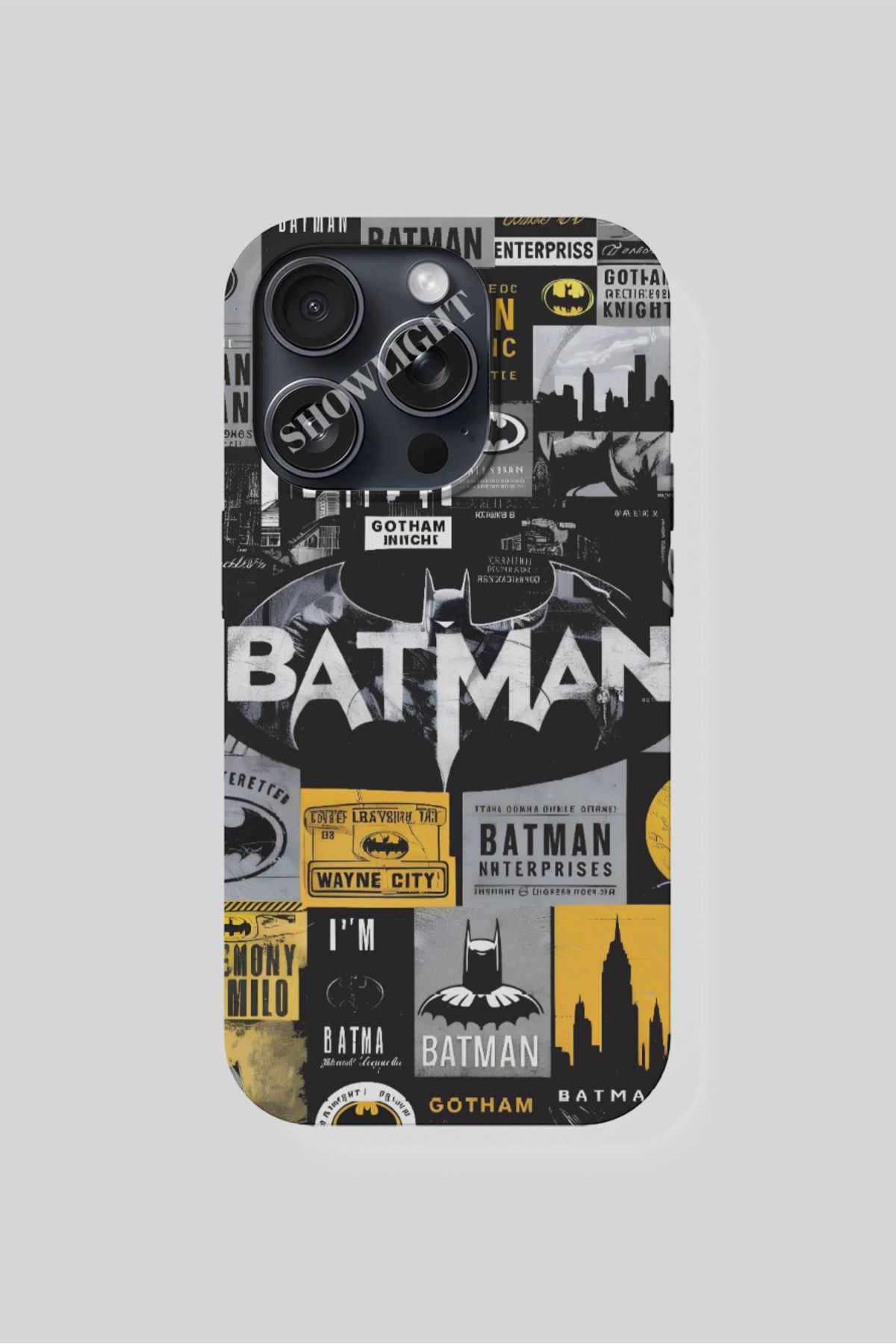 SHOWLIGHT Realme C61 Uyumlu Batman Tasarımlı Premium Telefon Kılıfı